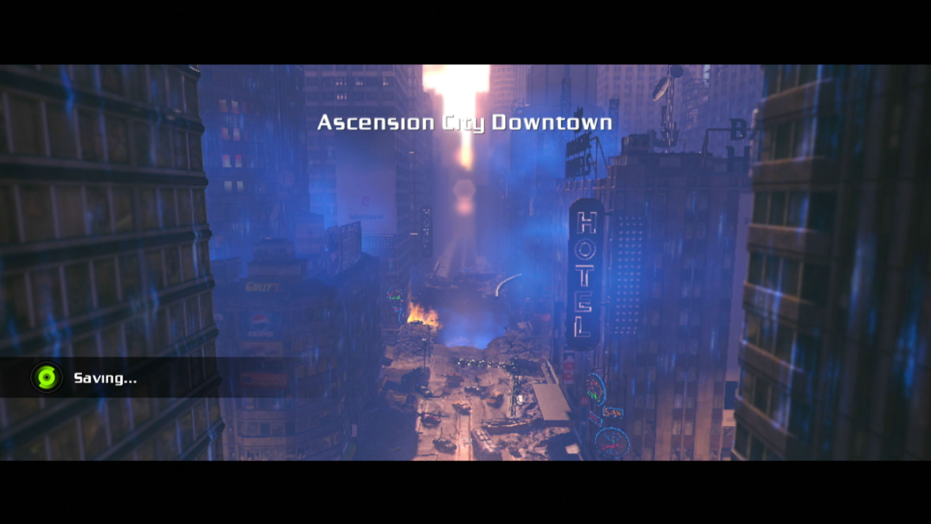 Bionic Commando PS3 ascension city downtown