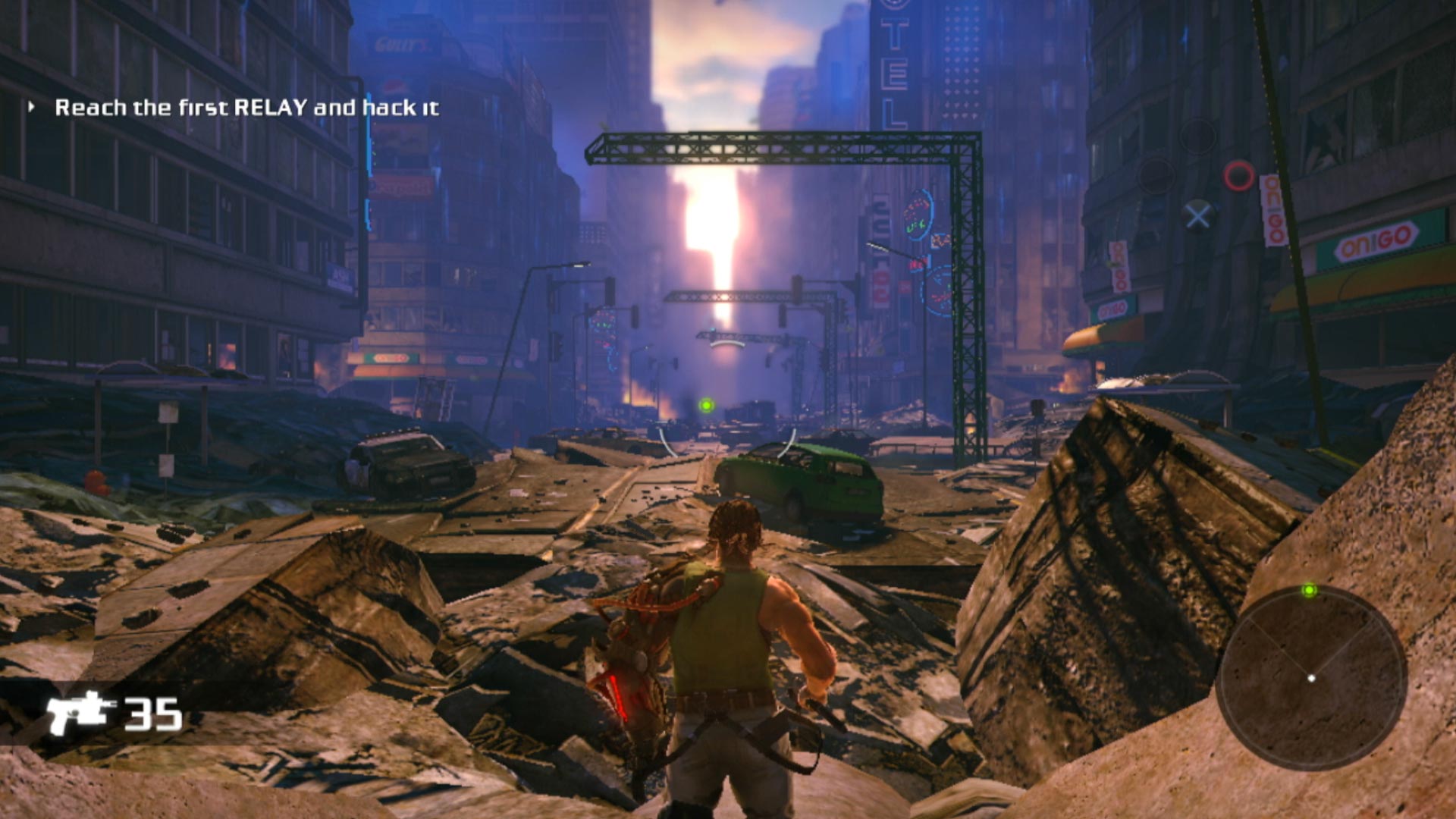 Bionic Commando PS3 mission level 1 gameplay