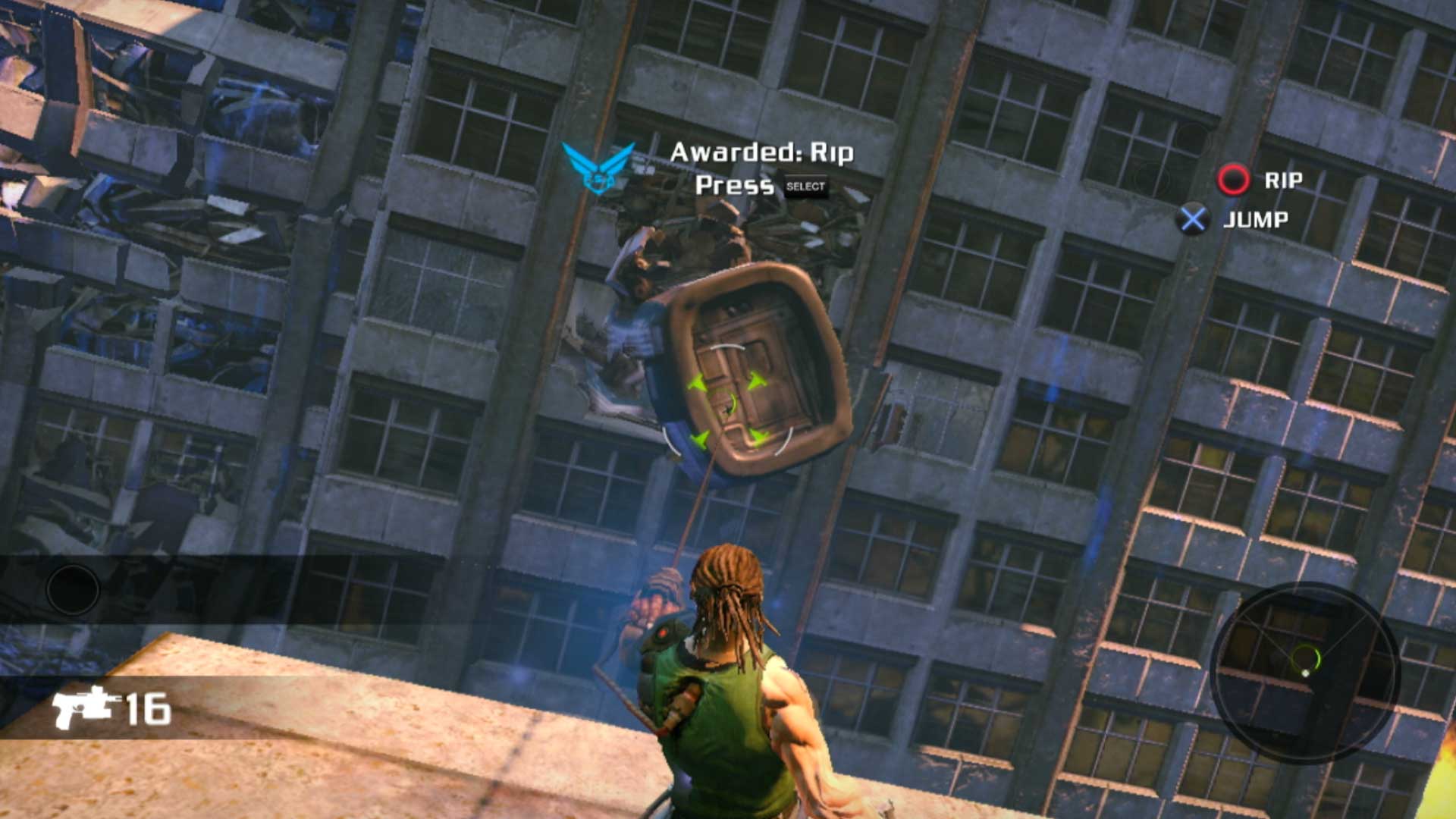 Bionic Commando PS3 rip monorail car 