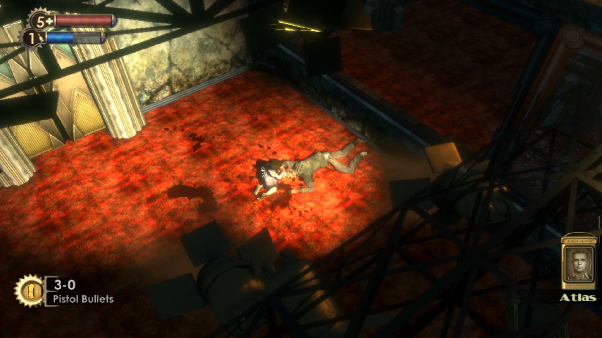 BioShock PS3 girl floor below