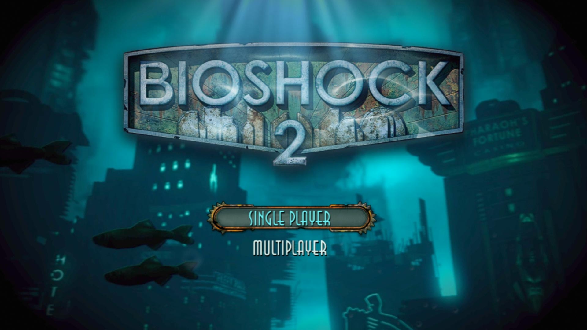 BioShock 2 PS3 title start screen