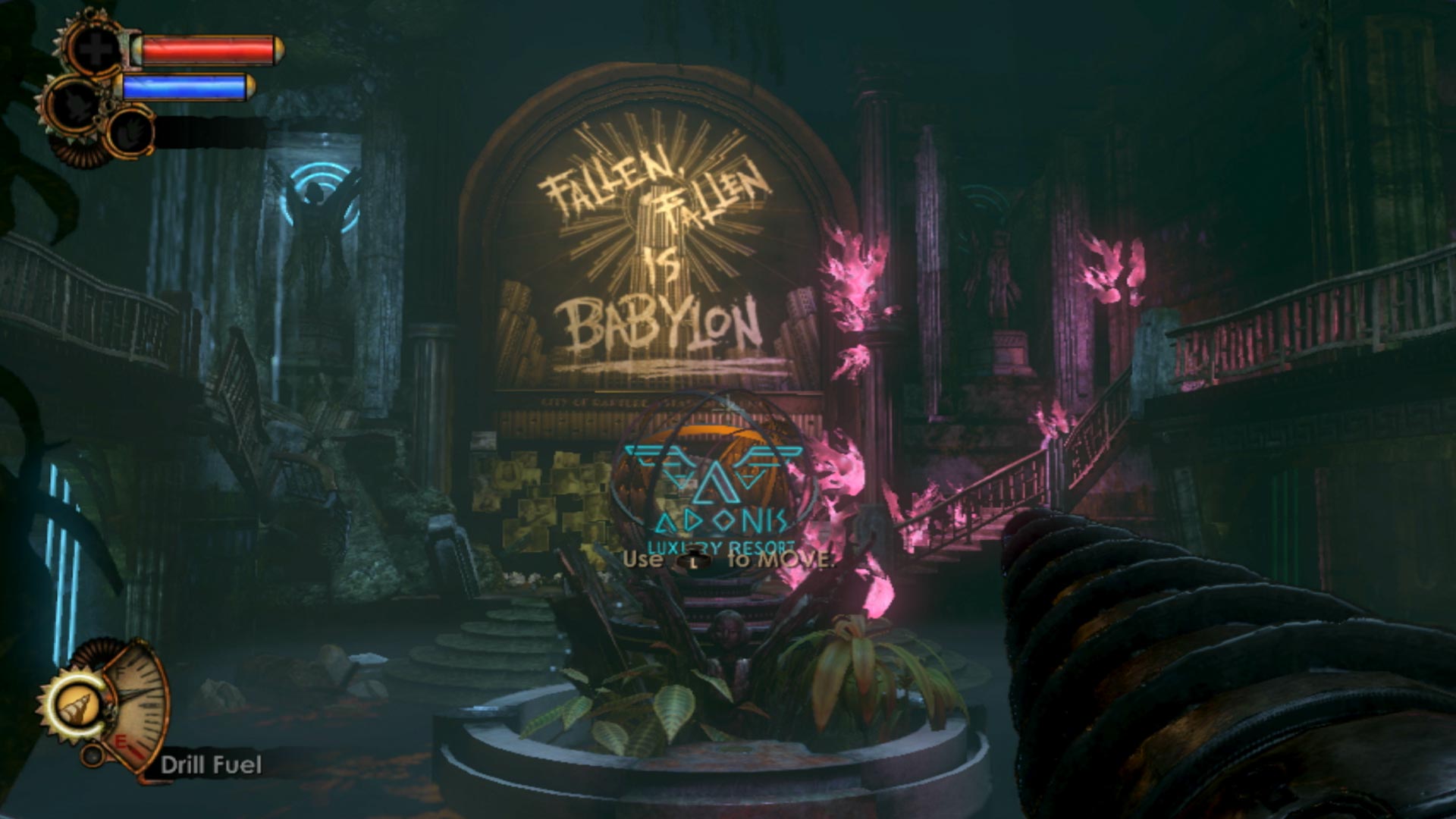 BioShock 2 PS3 babylon is fallen words