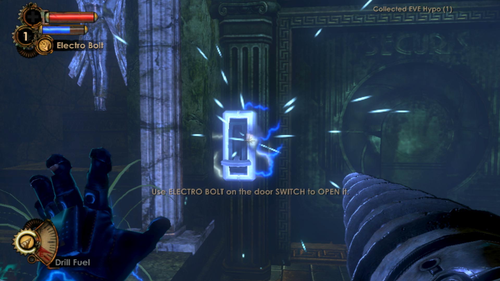 BioShock 2 PS3 electro bolt door switch