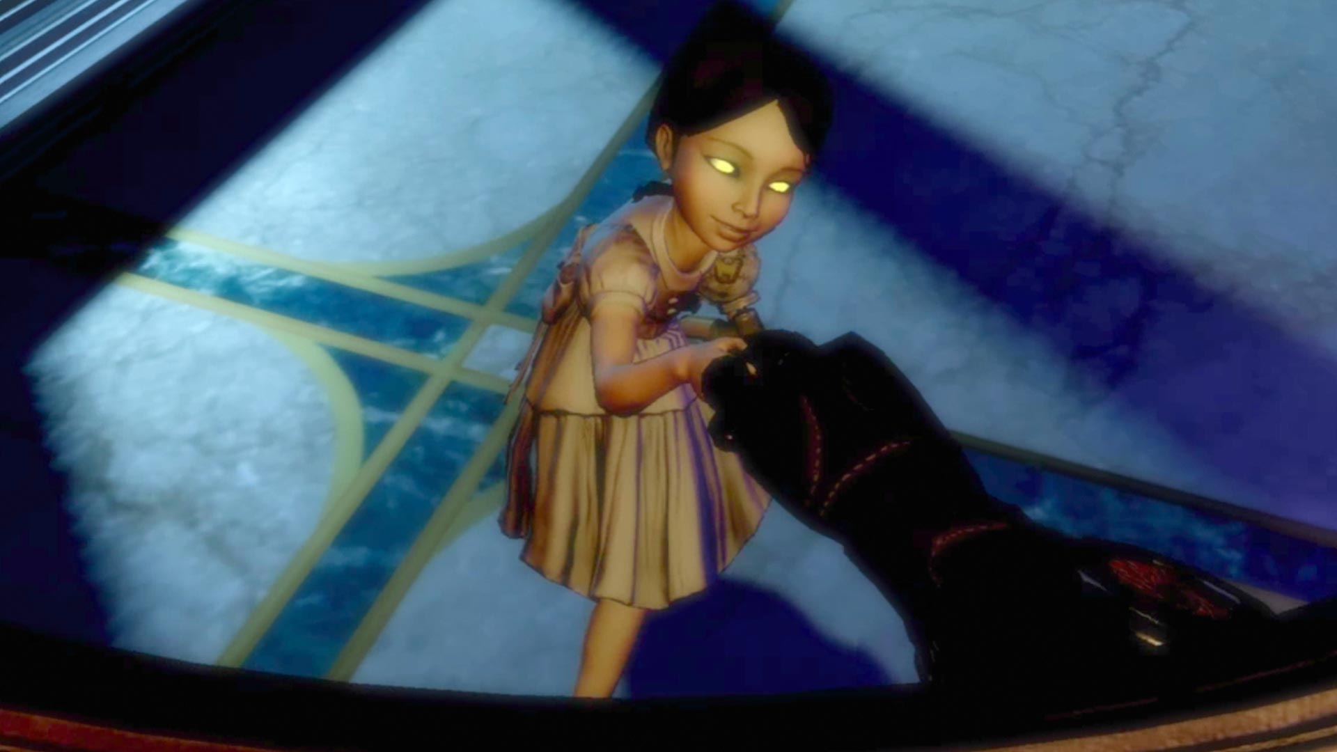 BioShock 2 PS3 girl cutscene little sister