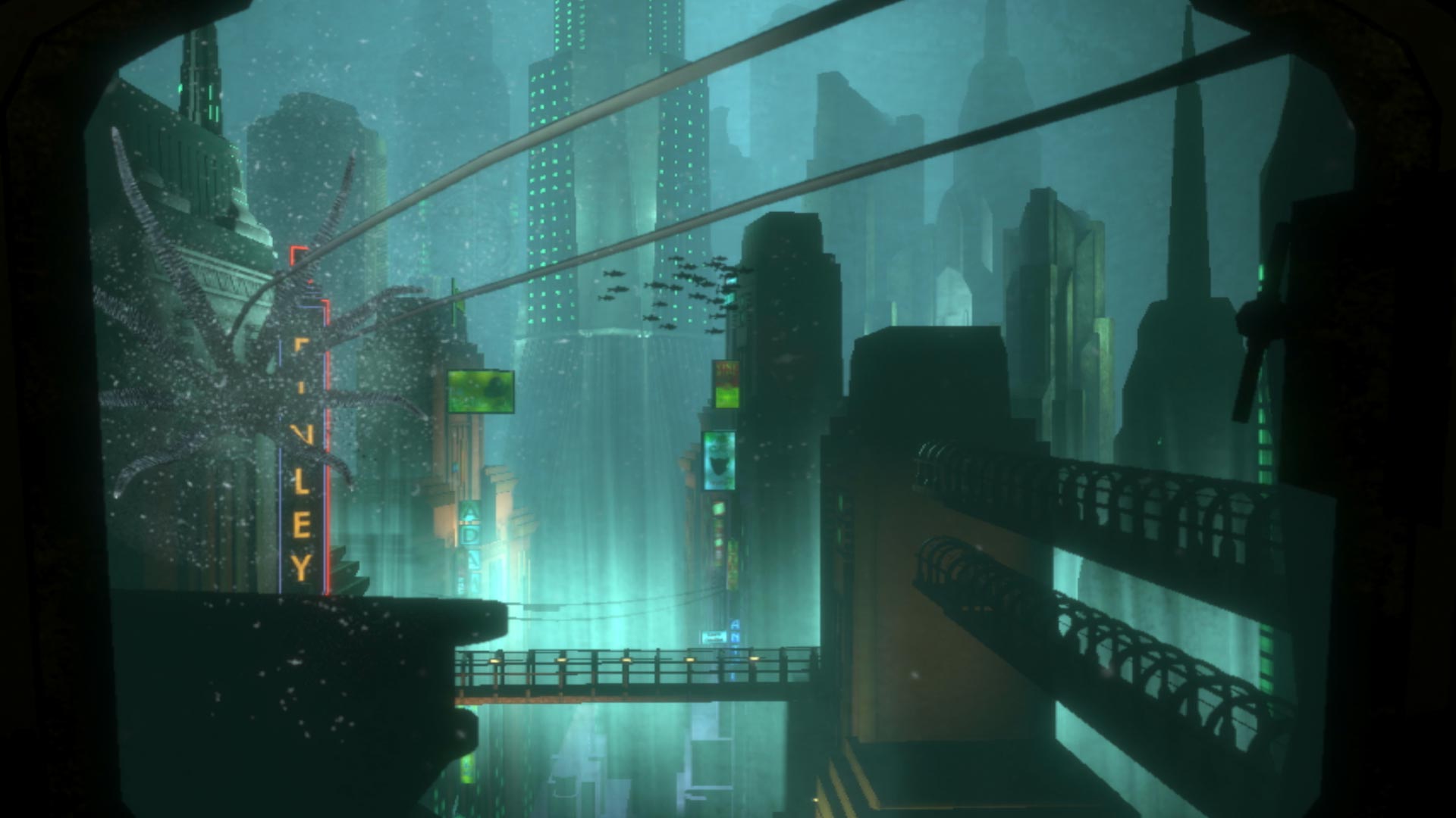 BioShock PS3 underwater city