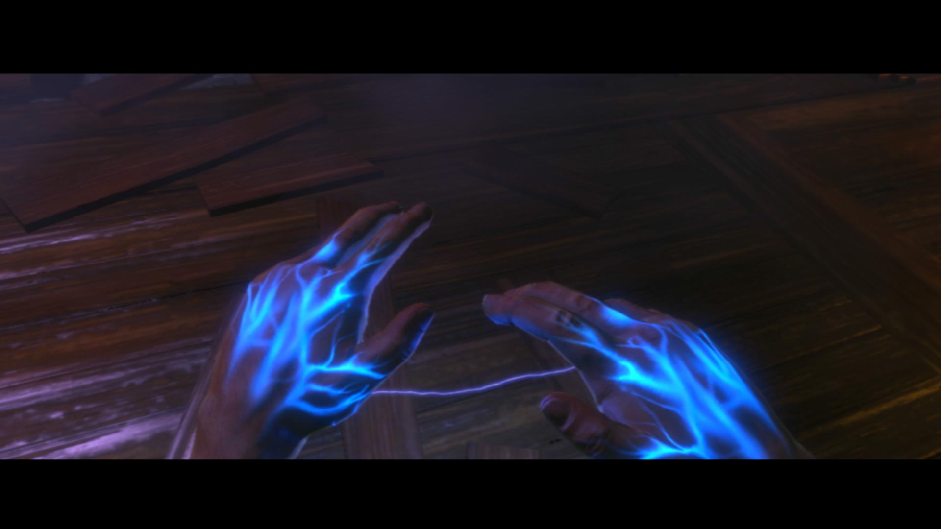 BioShock PS3 electricity flowing hands