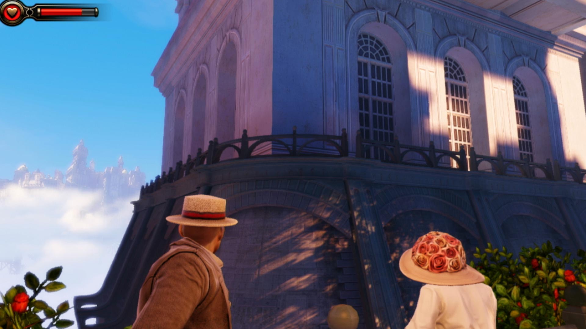 BioShock Infinite PS3 floating building screenshot