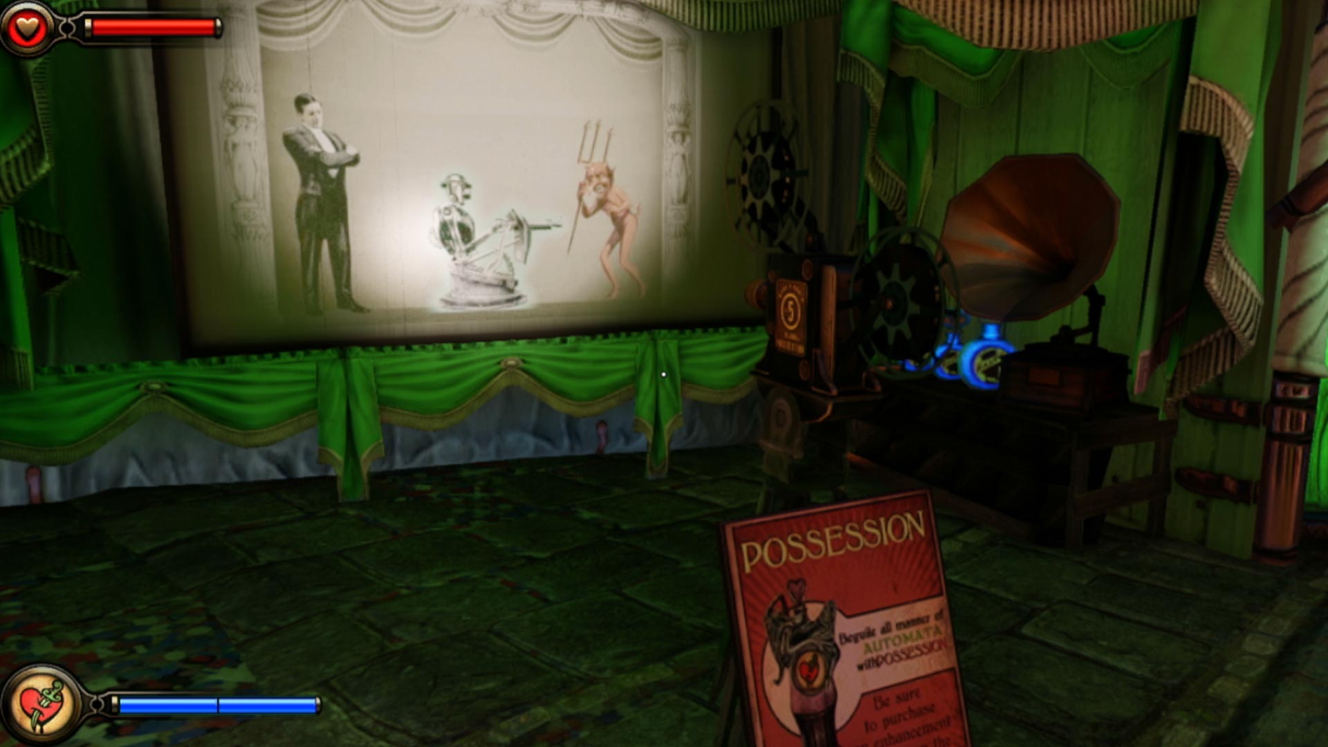 BioShock Infinite PS3 possession video player theater