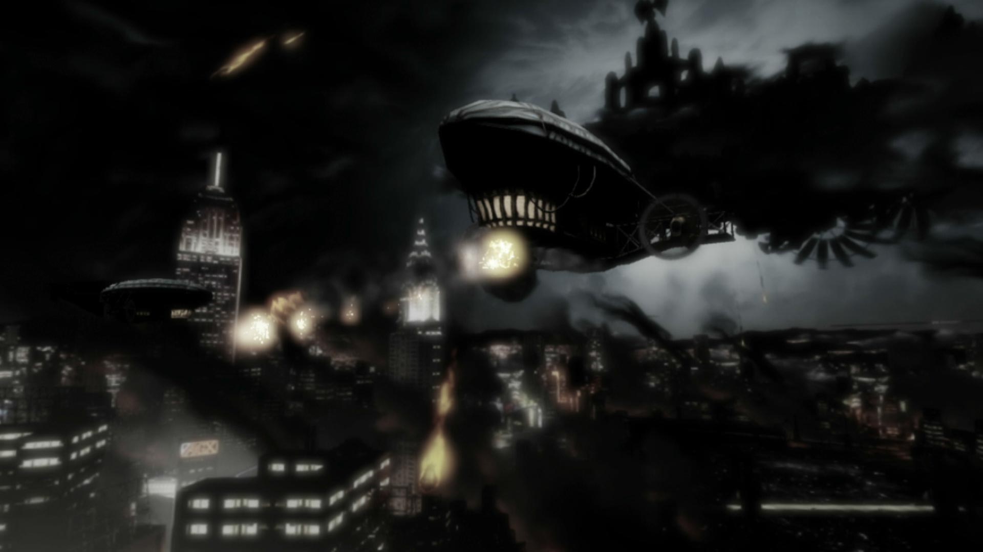 BioShock Infinite PS3 cutscene blimp war