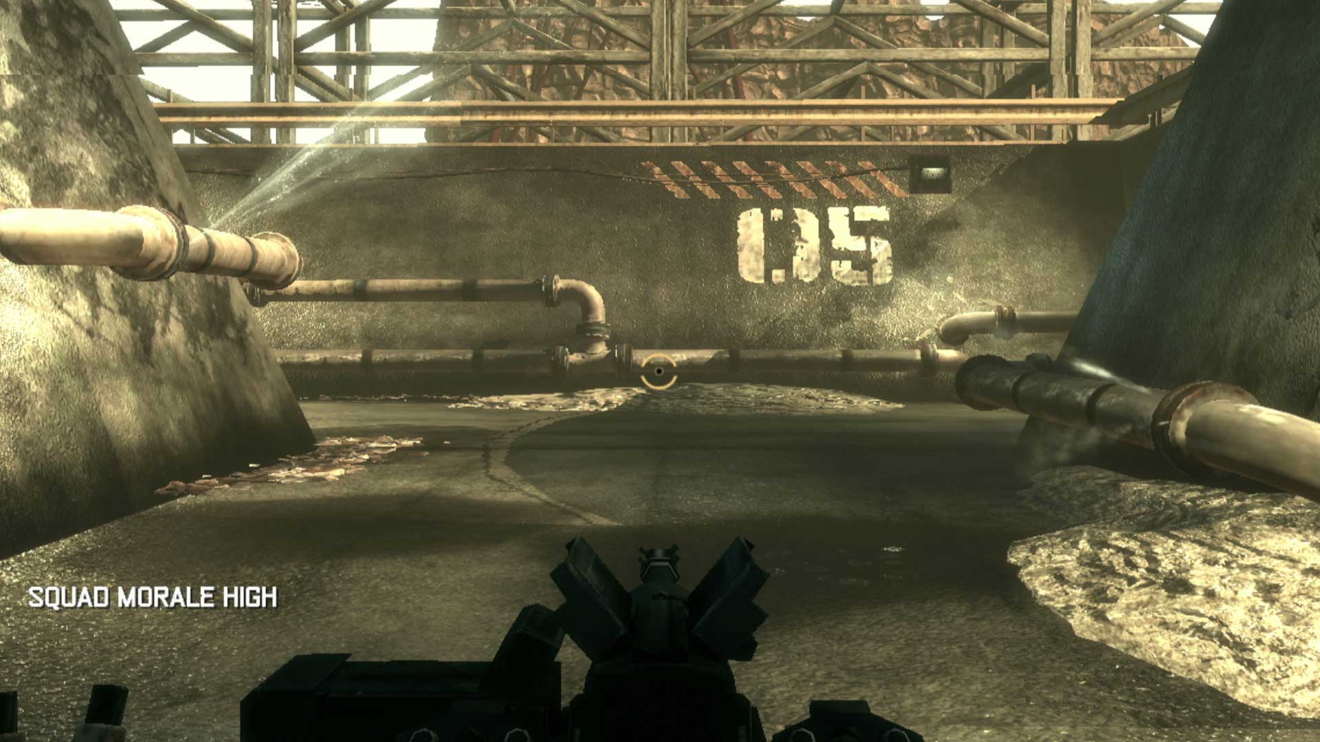 BlackSite Area 51 PS3 vehicle turret screenshot