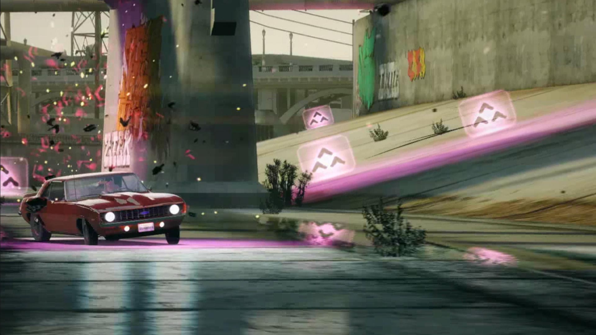 Blur PS3 screenshot camero cutscene battle