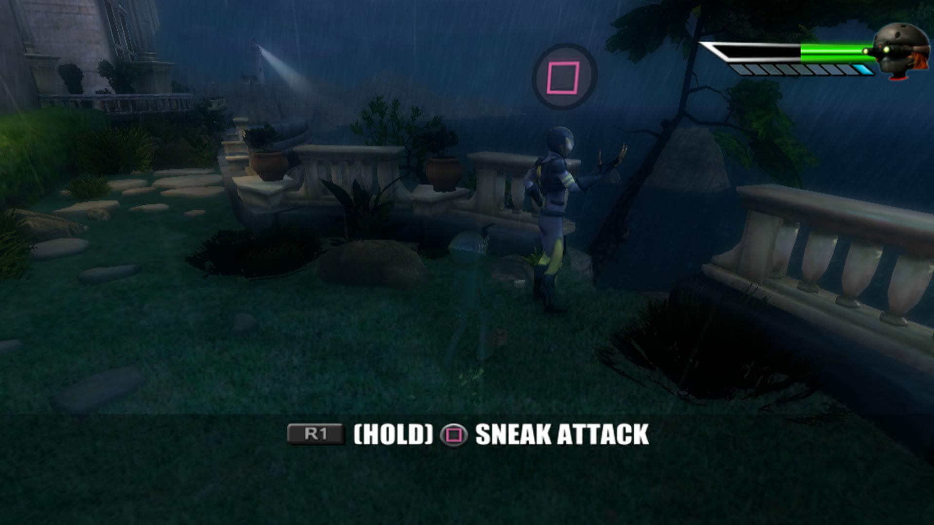 Bolt Video Game PS3 R1 sneak attack