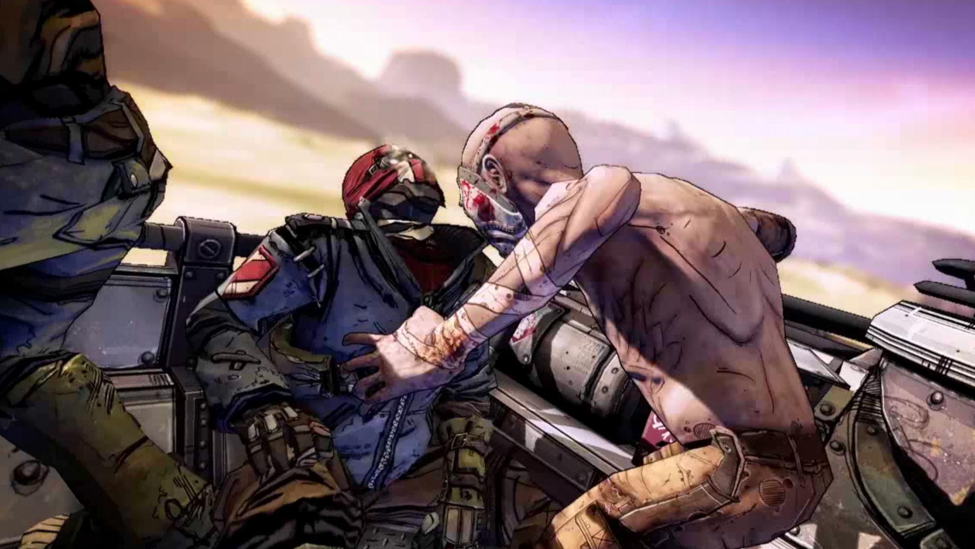 Borderlands 2 PS3 cutscene jack fighting