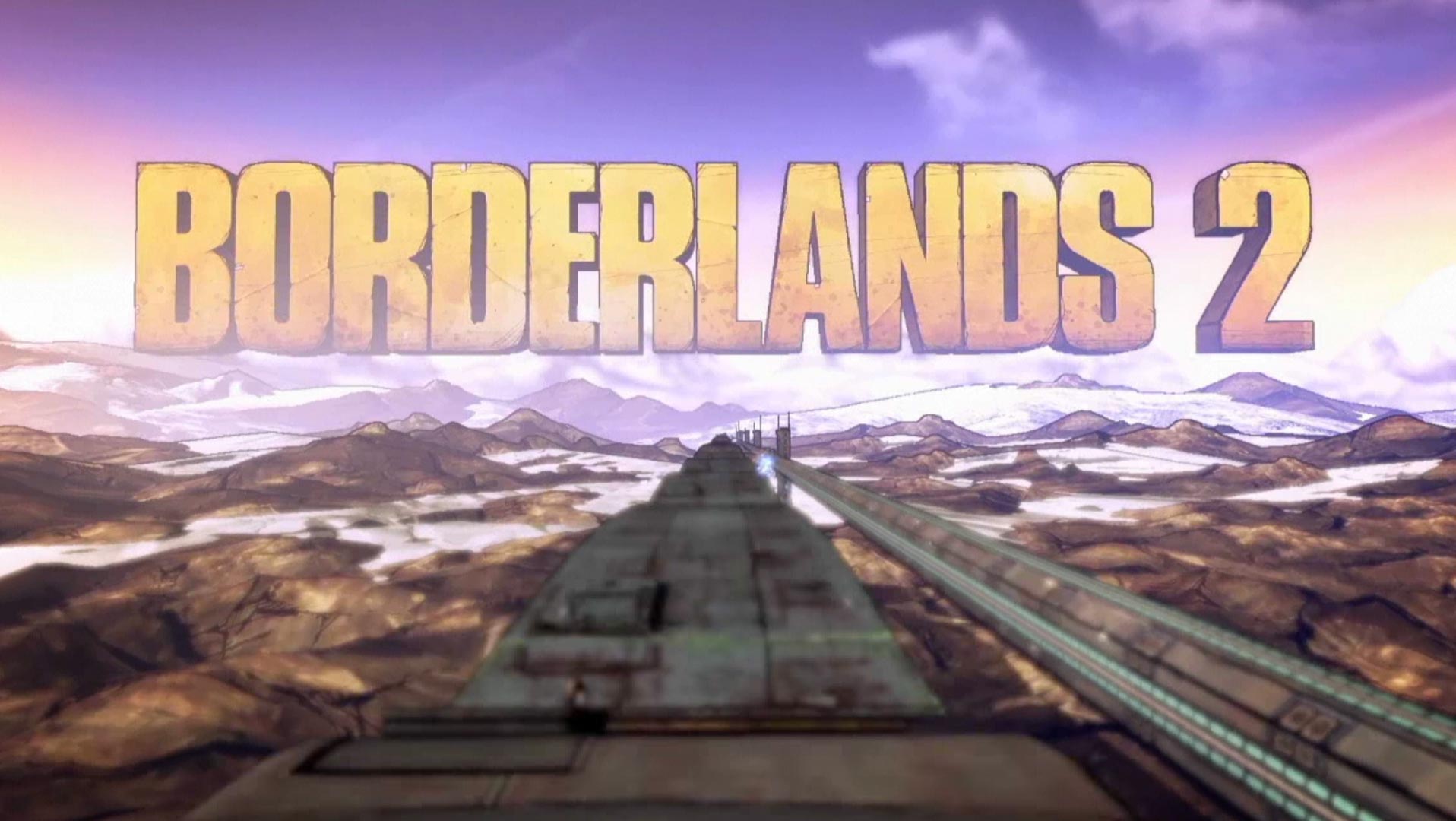 Borderlands 2 PS3 logo horizontal scene