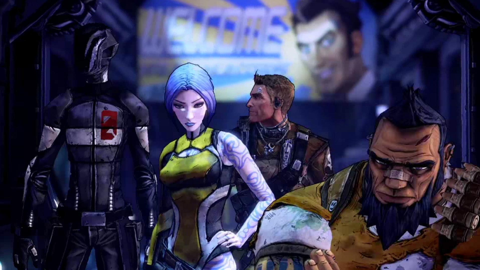 Borderlands 2 PS3 team together cutscene