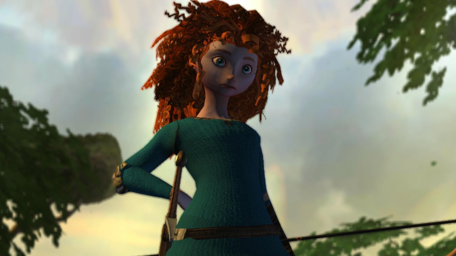 Brave Video Game PS3 Merida close-up