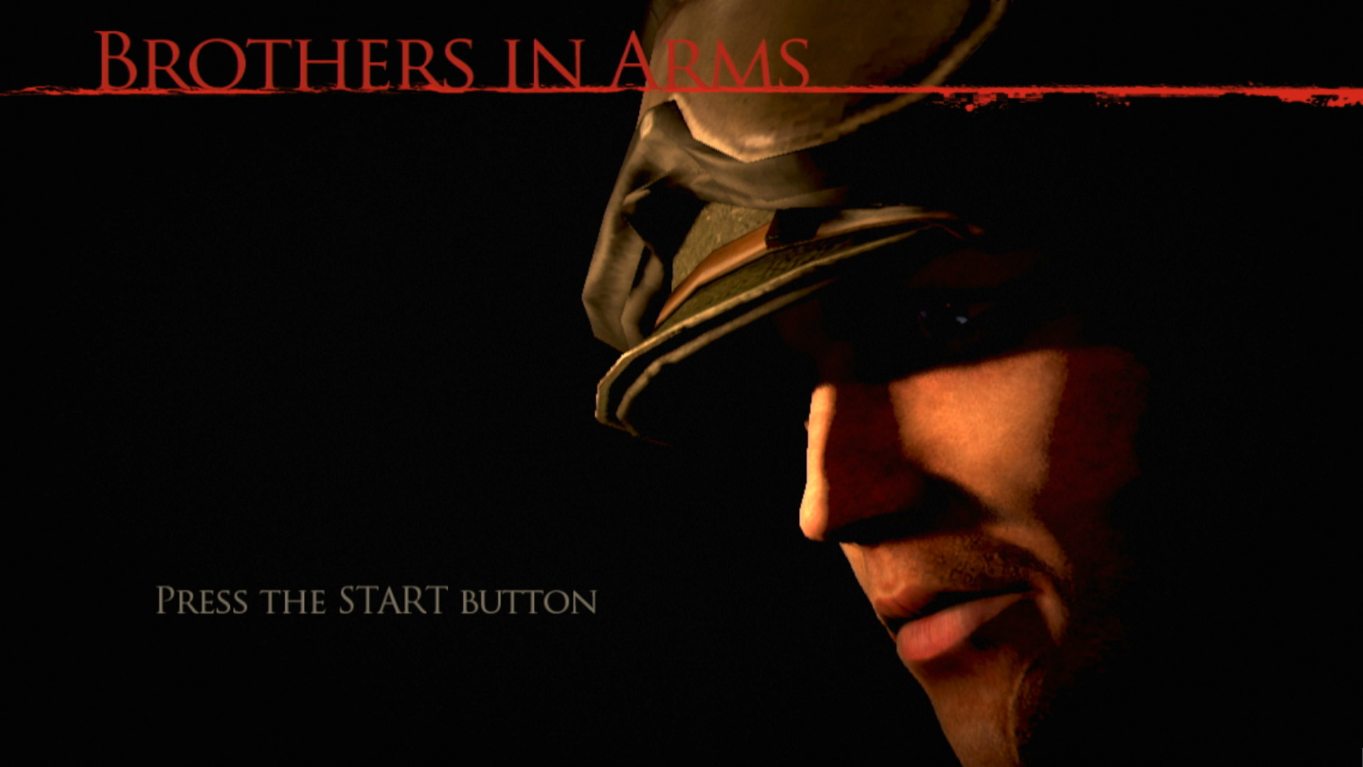 Brothers in Arms Hells Highway PS3 title start screen