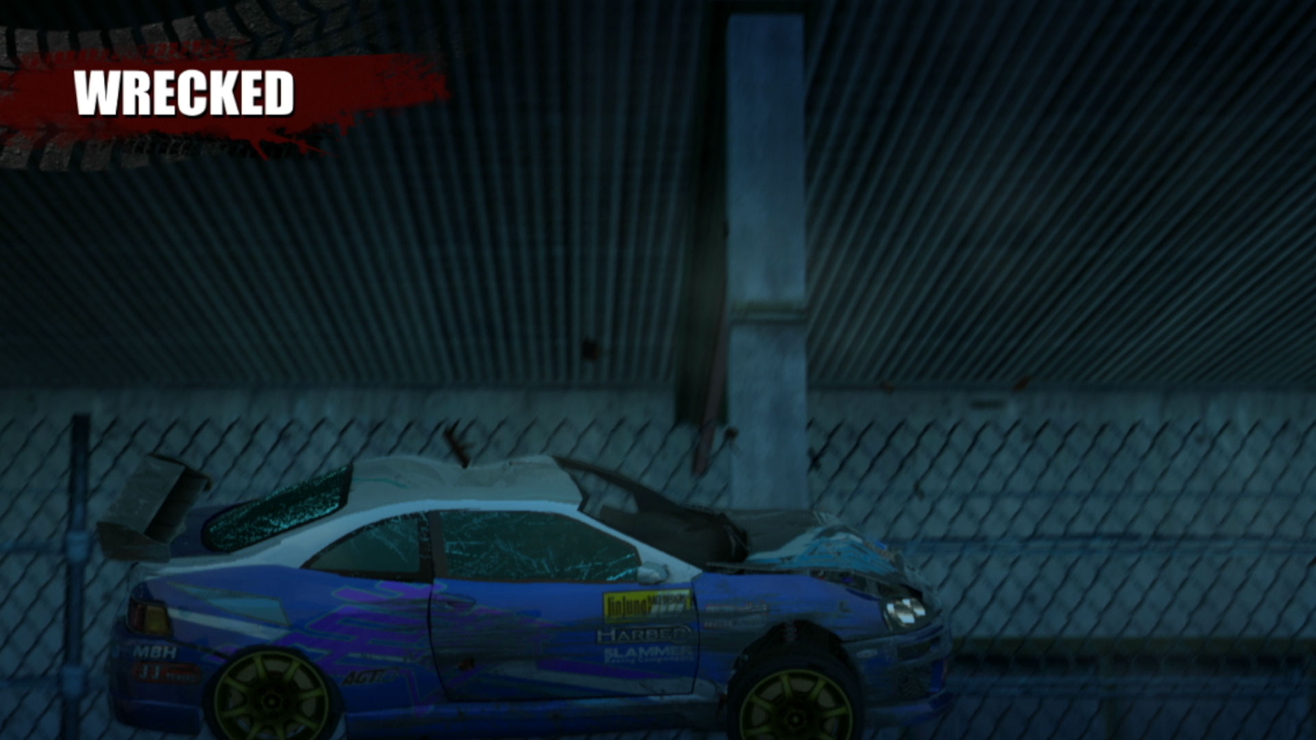 Burnout Paradise PS3 vehicle car wrecked