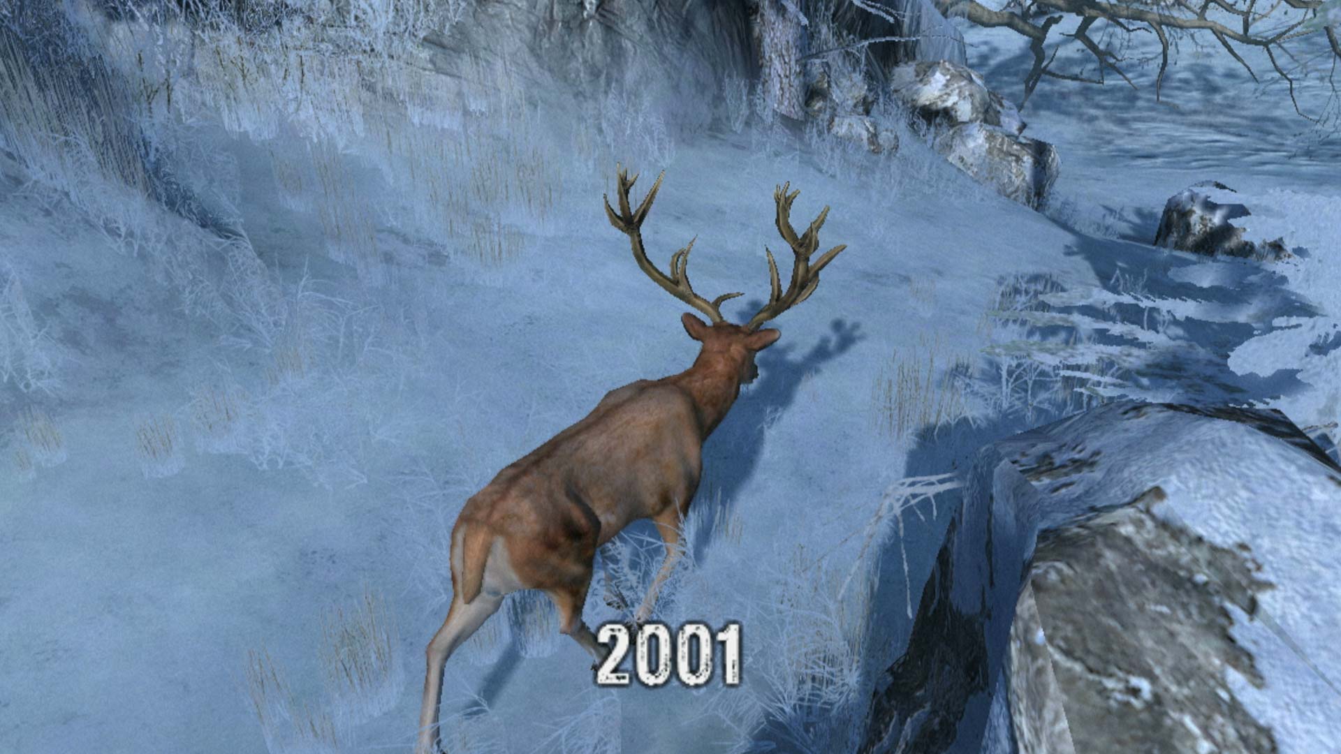 Cabelas Dangerous Hunts 2011 PS3 buck 2001 cutscene 