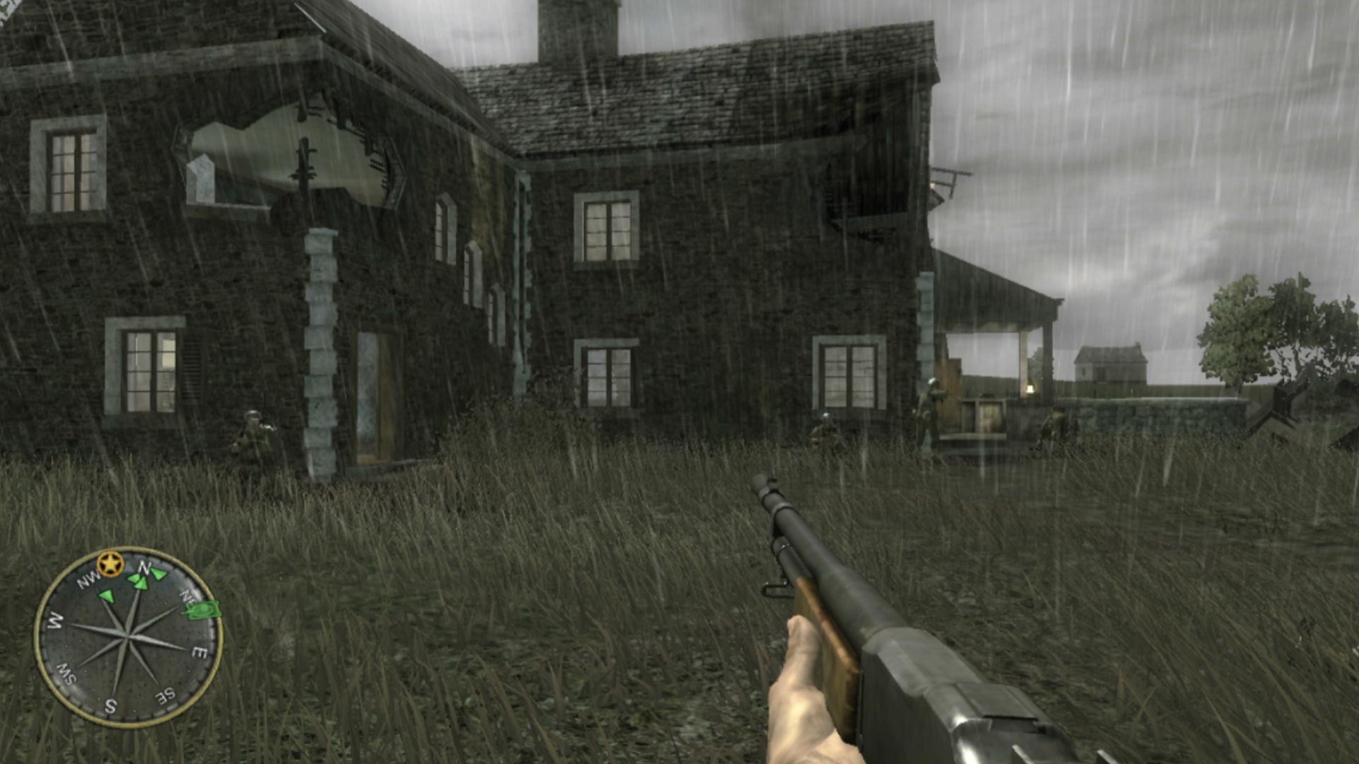 Call of Duty 3 PS3 house screenshot