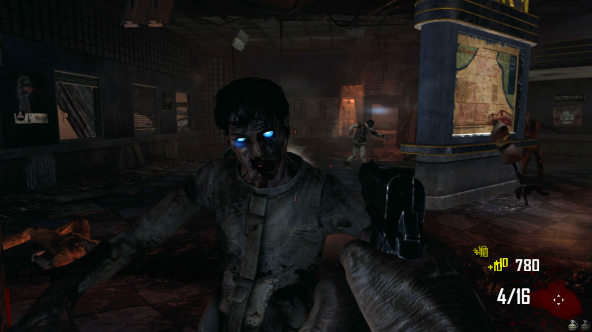 Call of Duty Black Ops II PS3 zombie gameplay screenshot