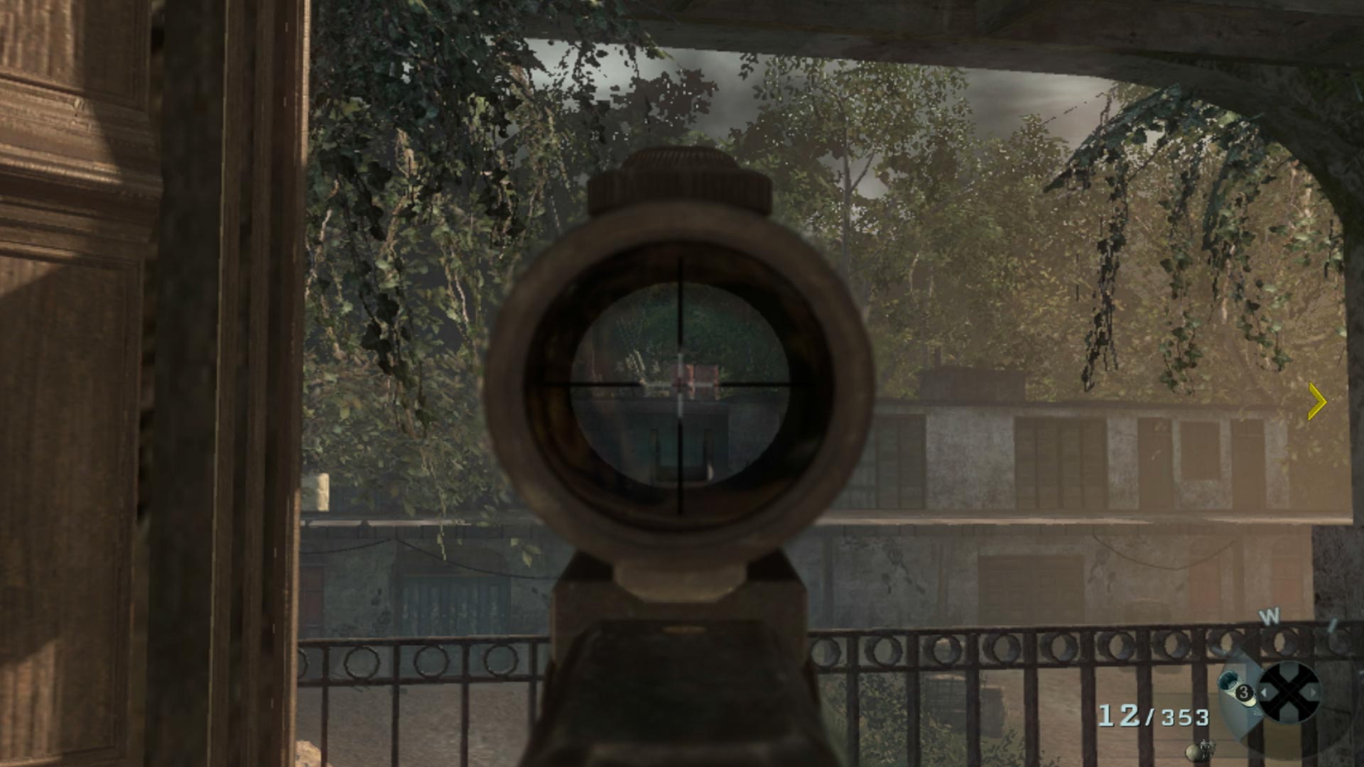 Call of Duty Black Ops PS3 aiming gun scope