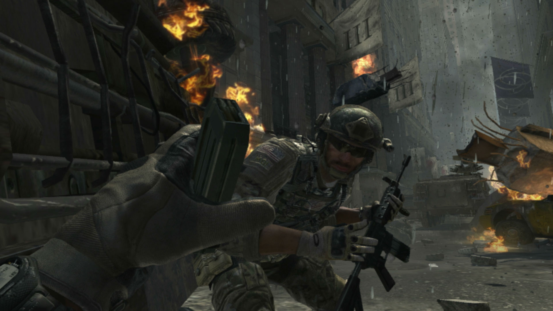 Call of Duty Modern Warfare 3 PS3 cutscene ammo toss