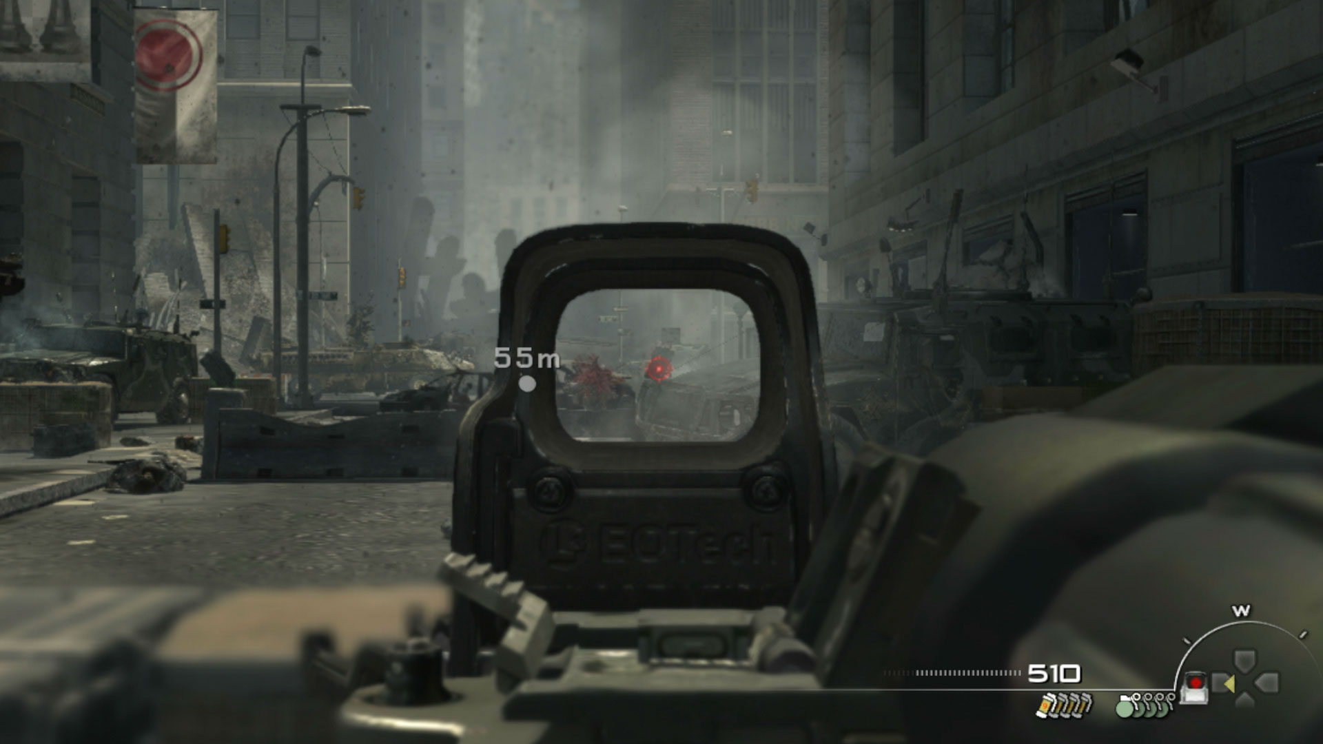 Call of Duty Modern Warfare 3 PS3 aiming scope gun