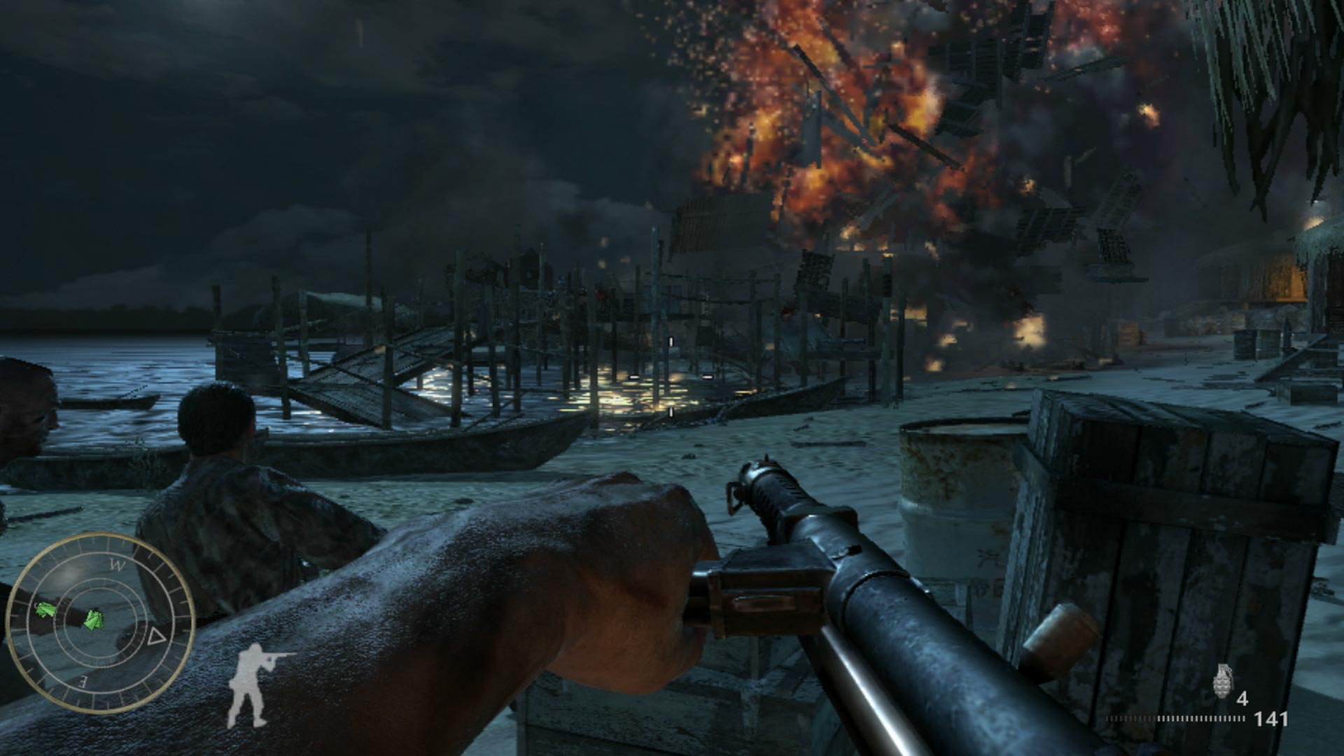 Call of Duty World at War PS3 Semper Fi mission screenshot