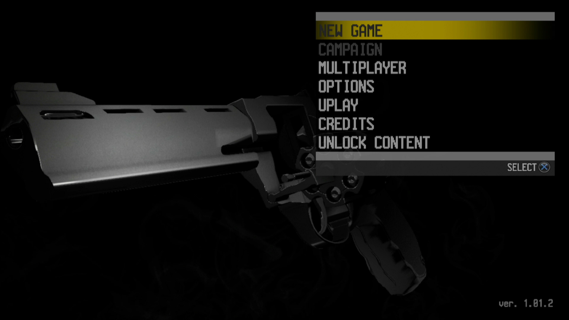 Call of Juarez The Cartel PS3 game main menu