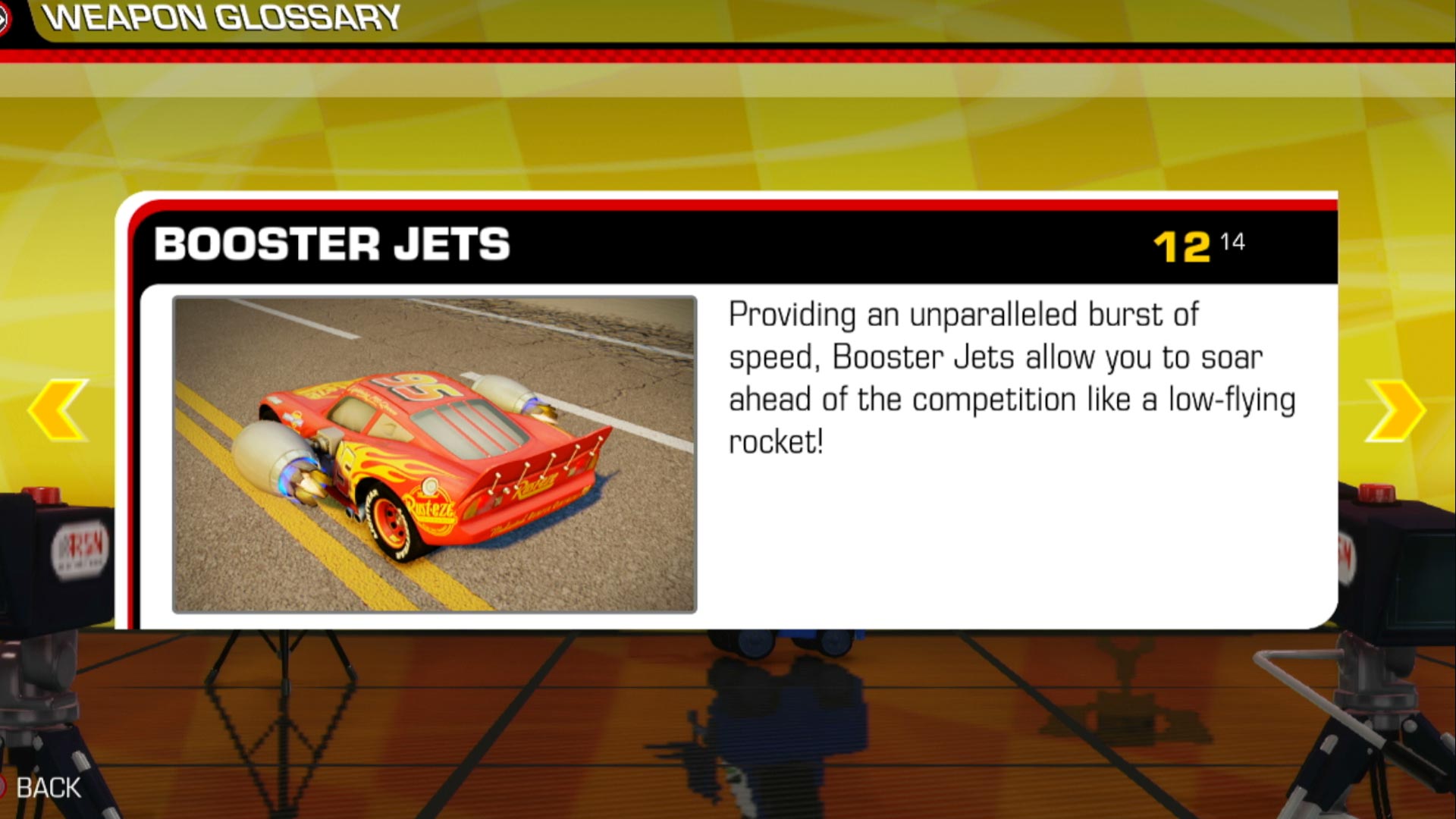 Cars 3 Driven to Win PS3 about information booster jets