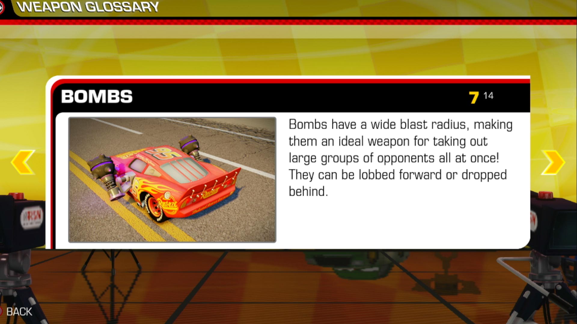 Cars 3 Driven to Win PS3 about information bombs