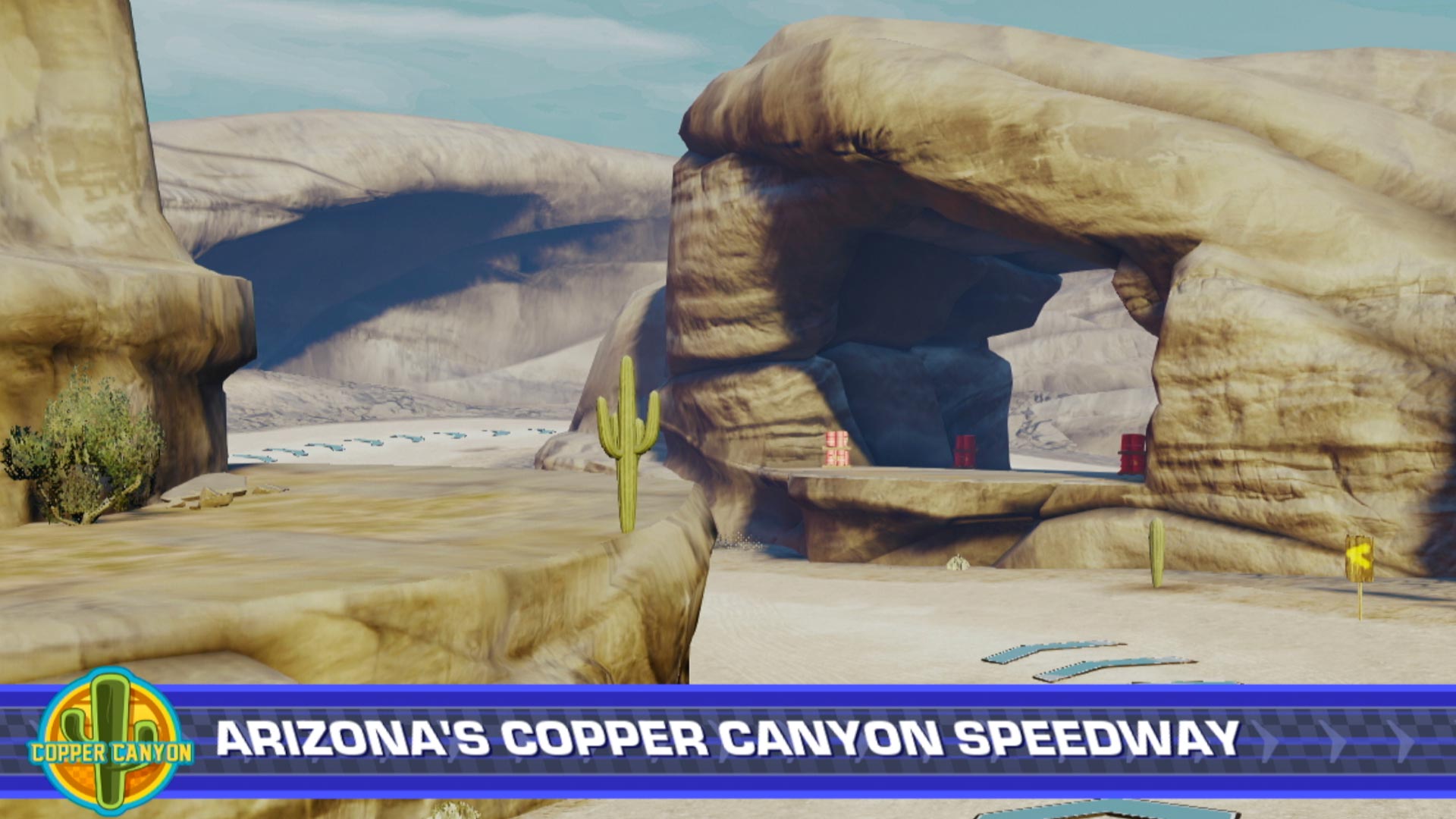 Cars 3 Driven to Win PS3 Arizona's Copper Conyon Speedway