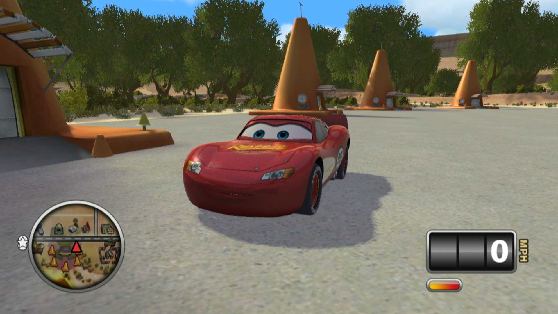 Cars Mater-National Championship PS3 Lightning McQueen vehicle cutscene