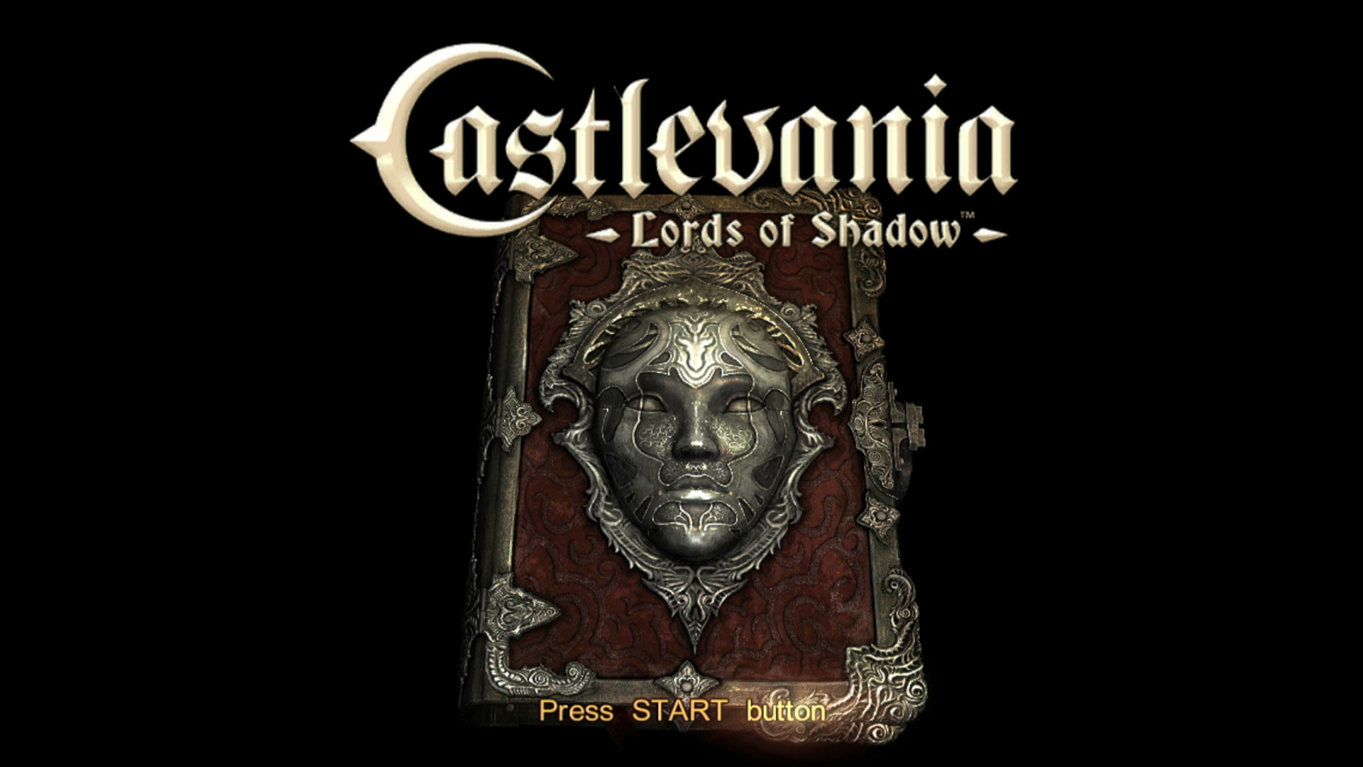 Castlevania Lords of Shadow PS3 title start screen