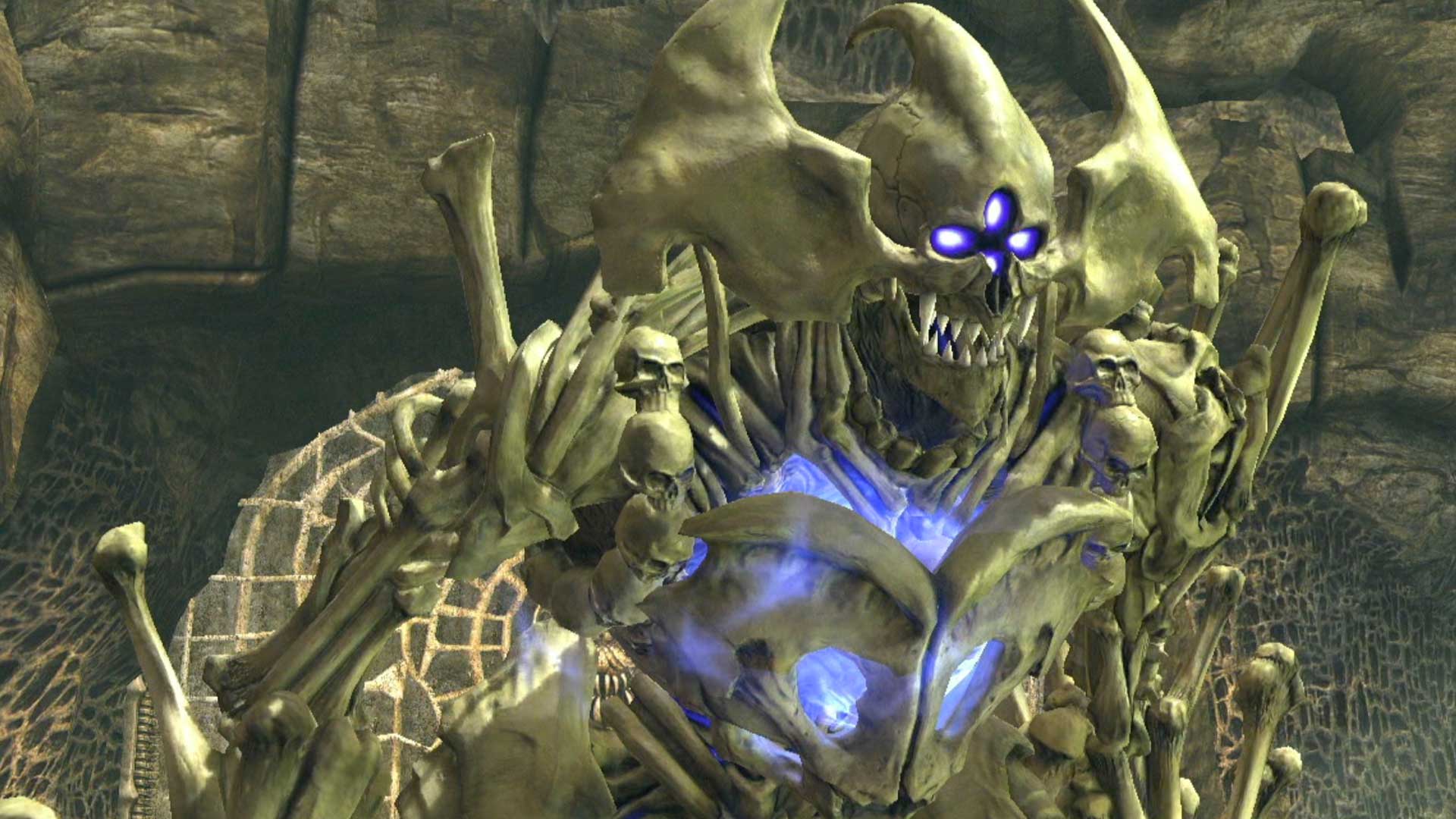 Clash of the Titans PS3 Video Game Skeleton King boss