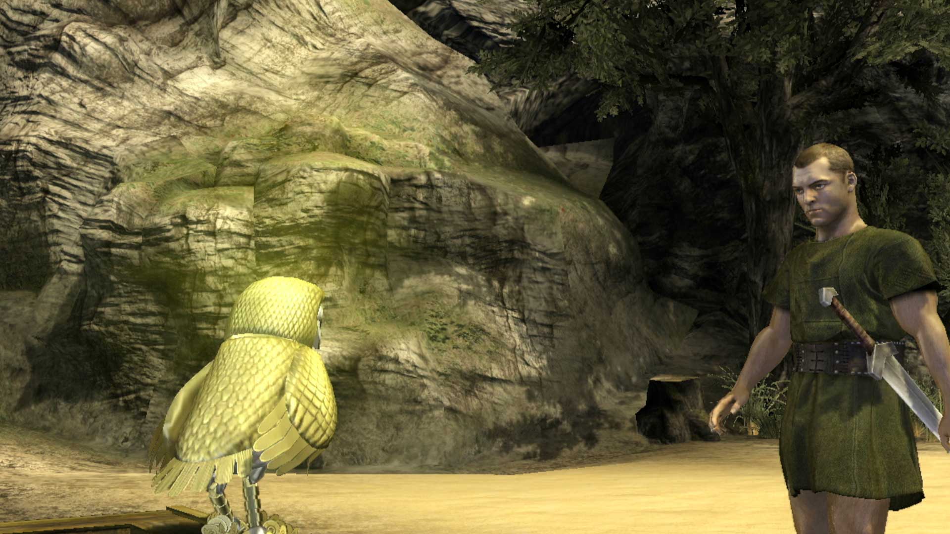 Clash of the Titans PS3 Video Game owl cutscene