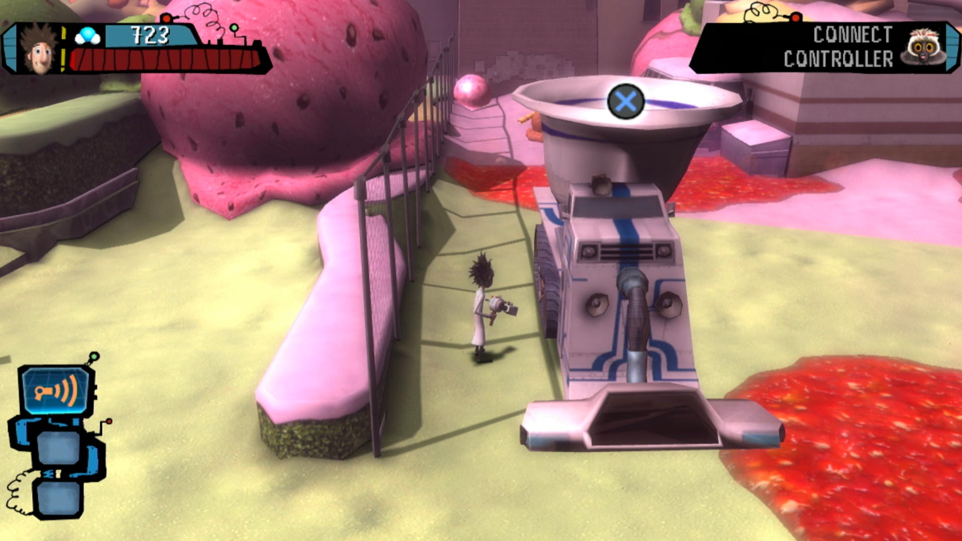 Cloudy with a Chance of Meatballs PS3 vacuum vehicle