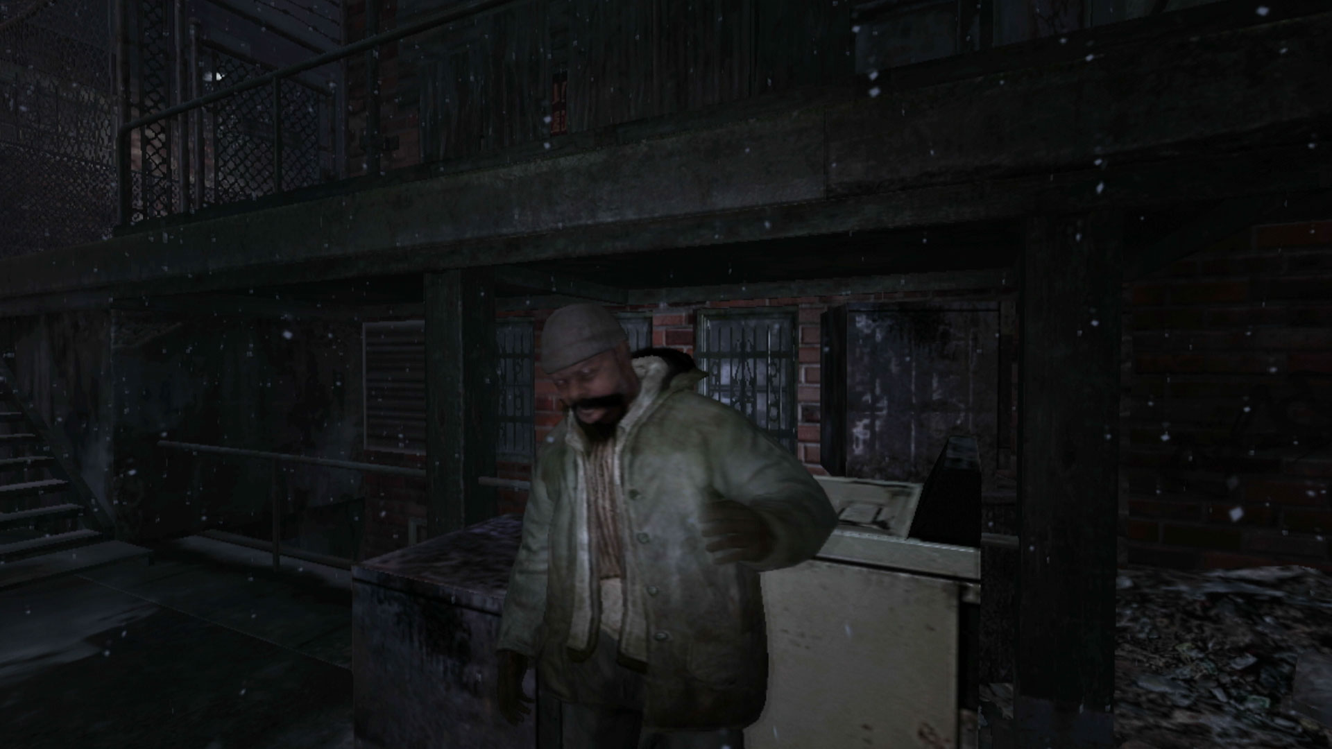 Condemned 2 Bloodshot PS3 homeless npc man