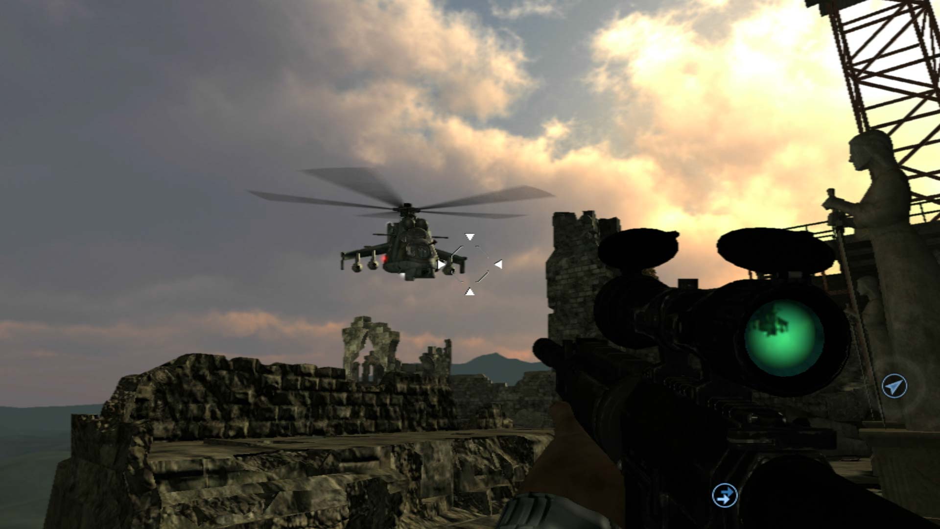 Conflict Denied Ops PS3 helicopter screenshot