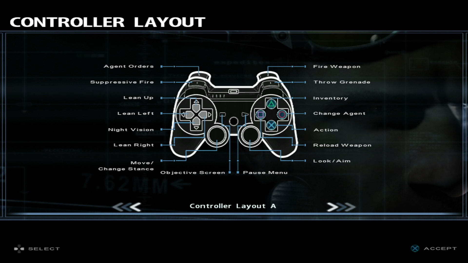 Conflict Denied Ops PS3 controller button layout