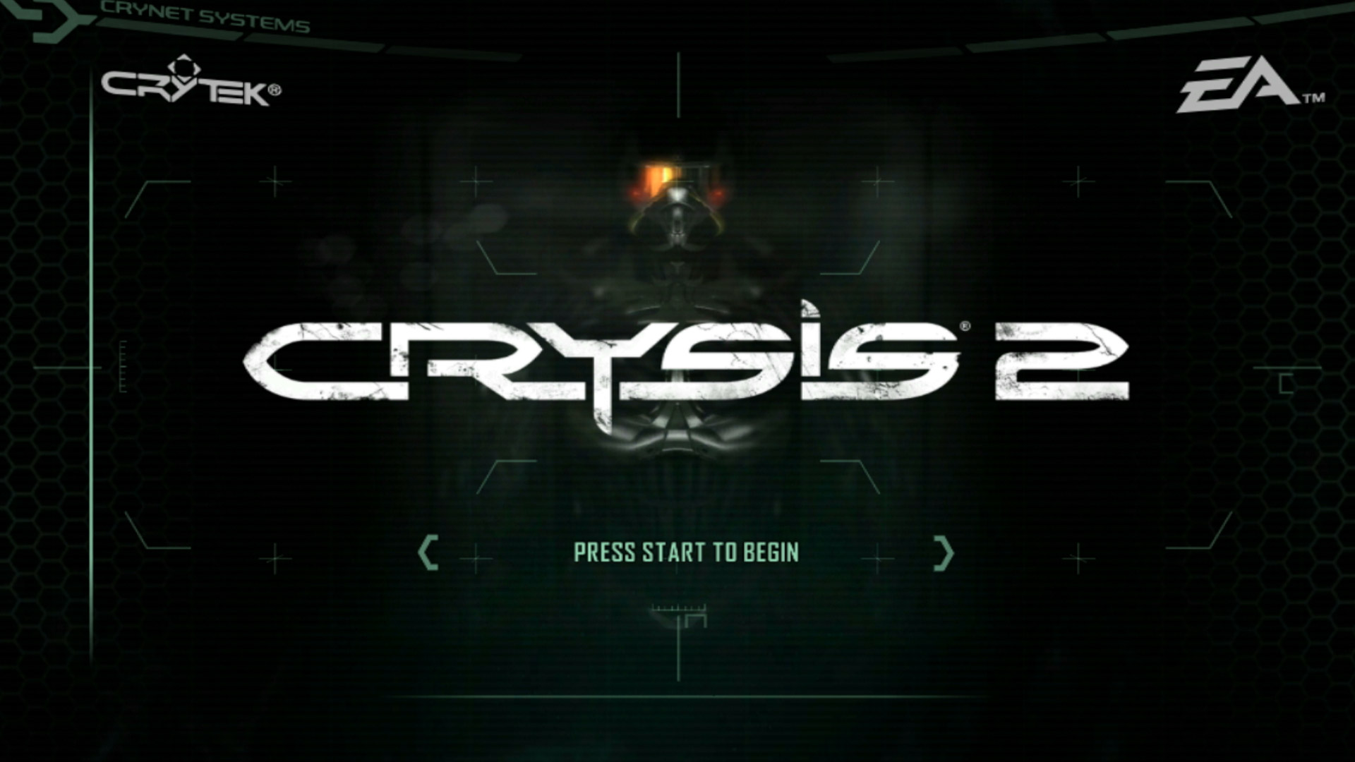 Crysis 2 PS3 game title start sscreen