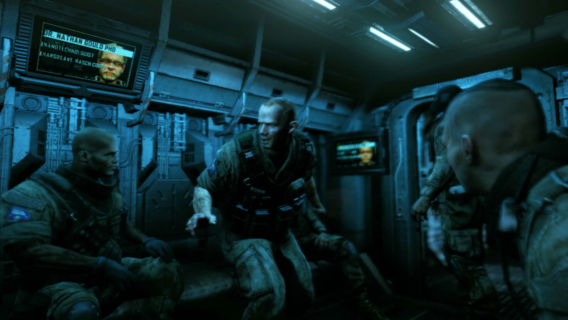 Crysis 2 PS3 teamate inside submarine