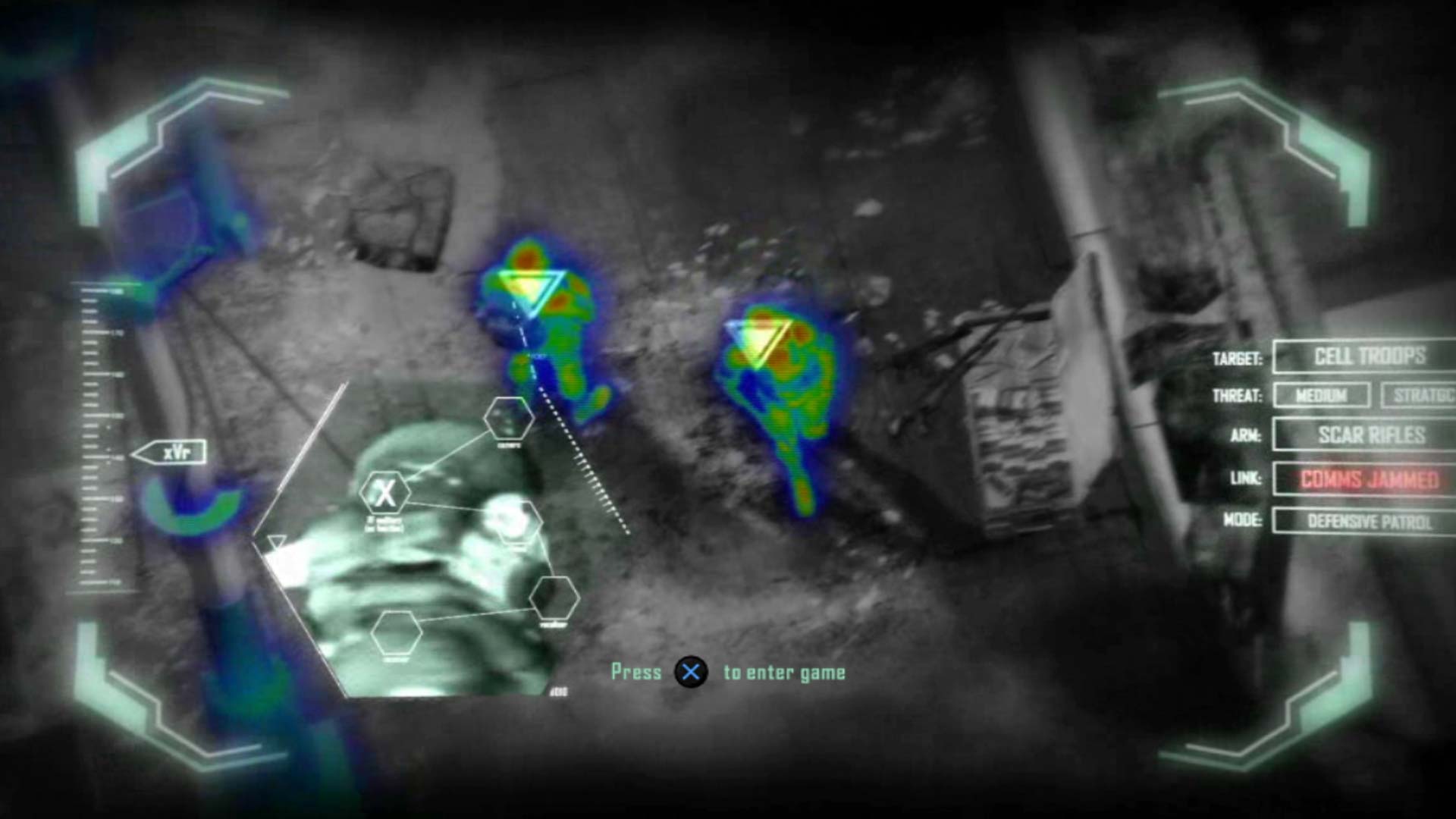 Crysis 2 PS3 infrared heat vision