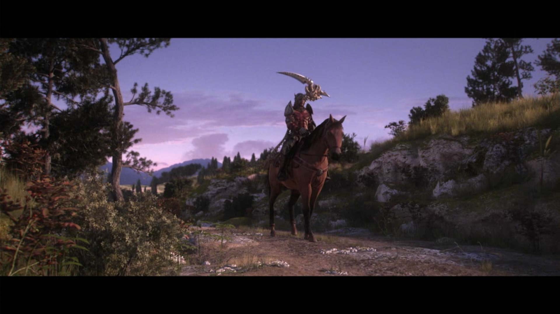 Dante's Inferno PS3 cutscene horse riding