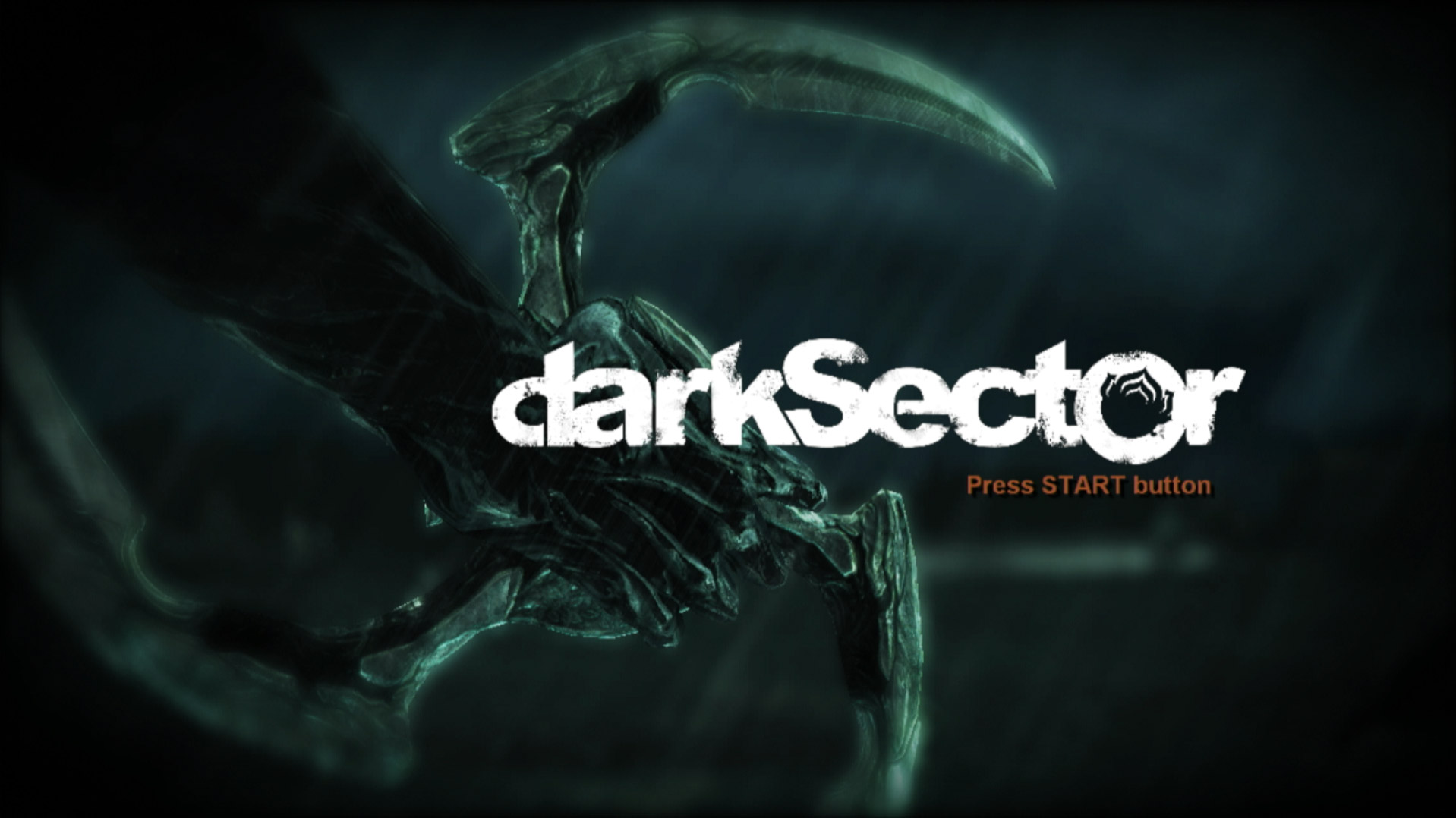 Dark Sector PS3 game title start screen