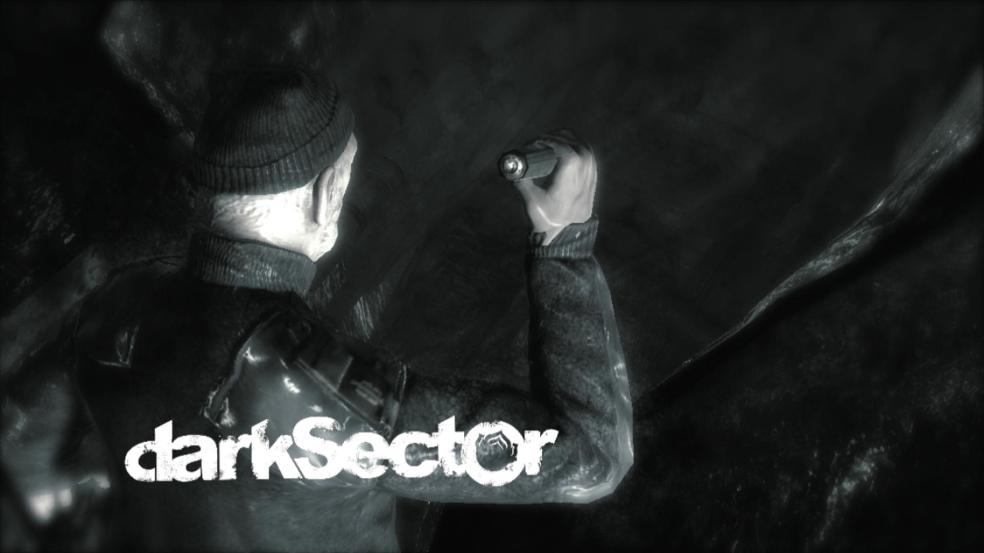 Dark Sector PS3 cutscene searching dark scary