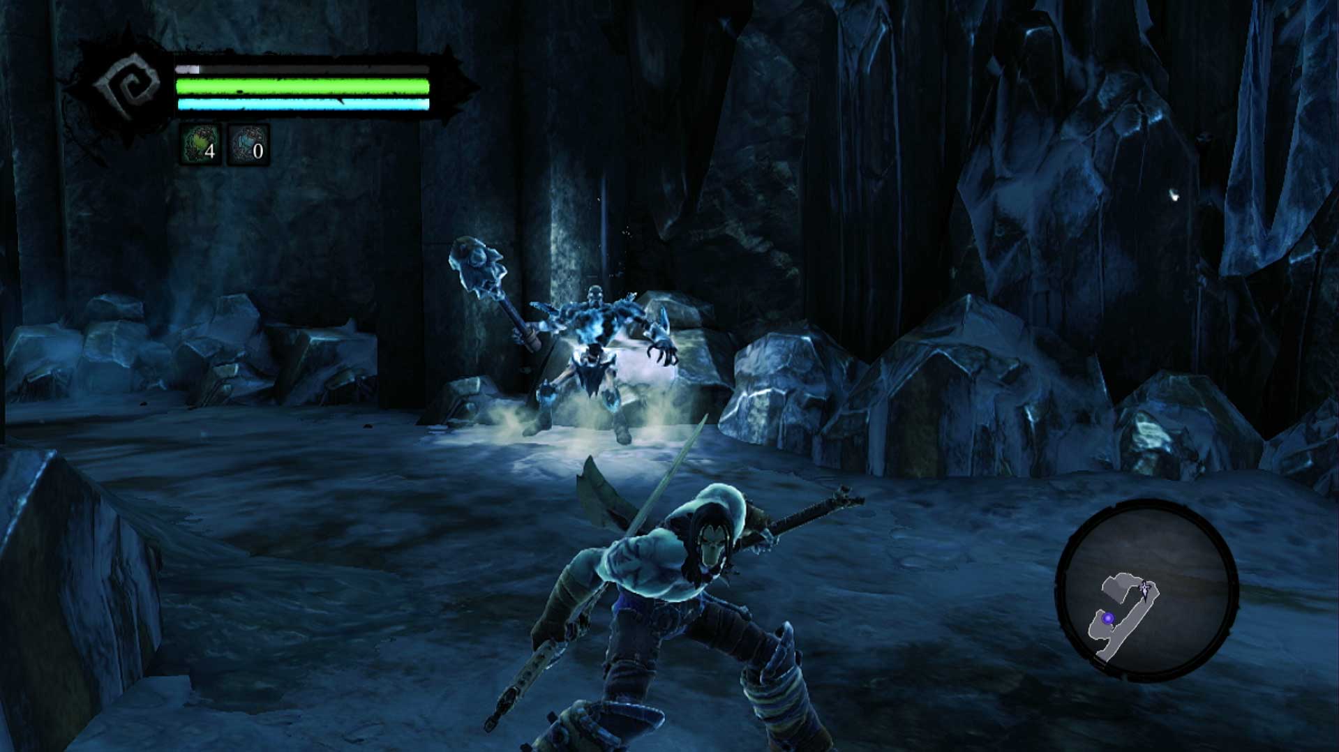 Darksiders II PS3 dark fortress gameplay screenshot