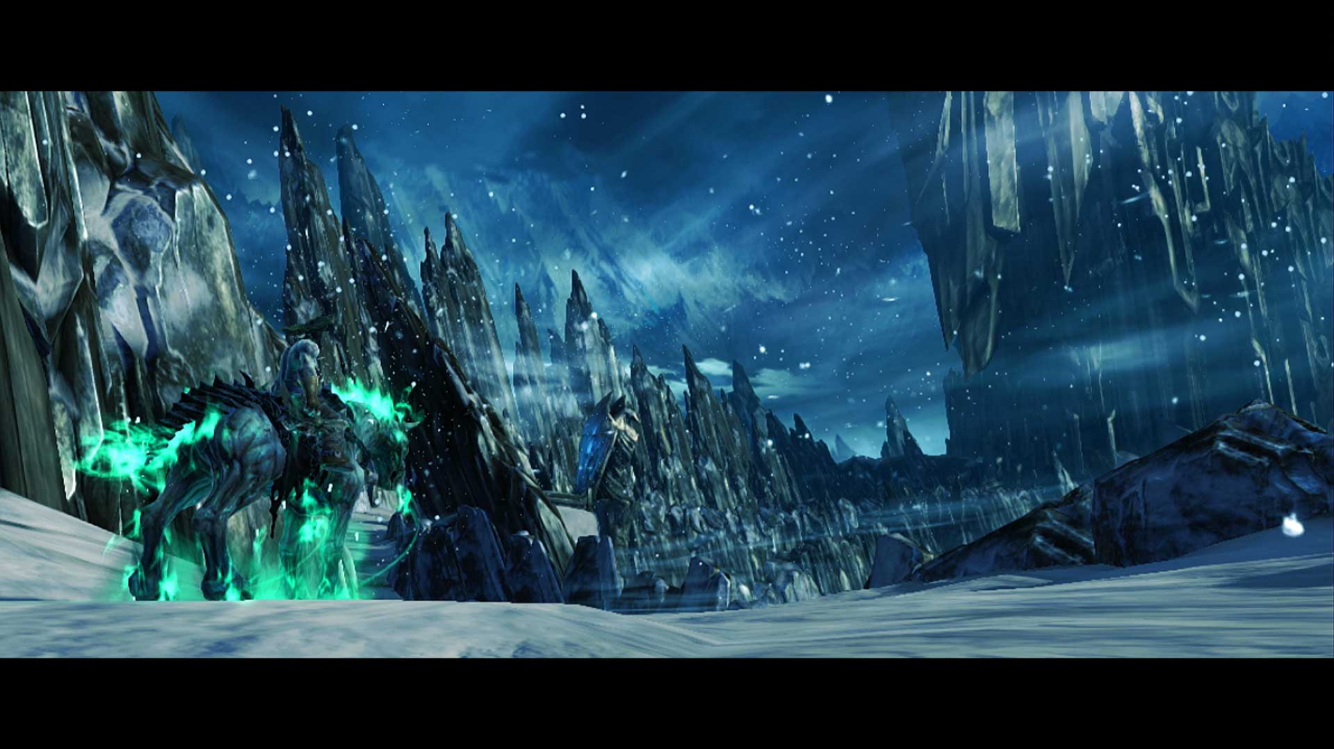 Darksiders II PS3 cutscene hore snow level