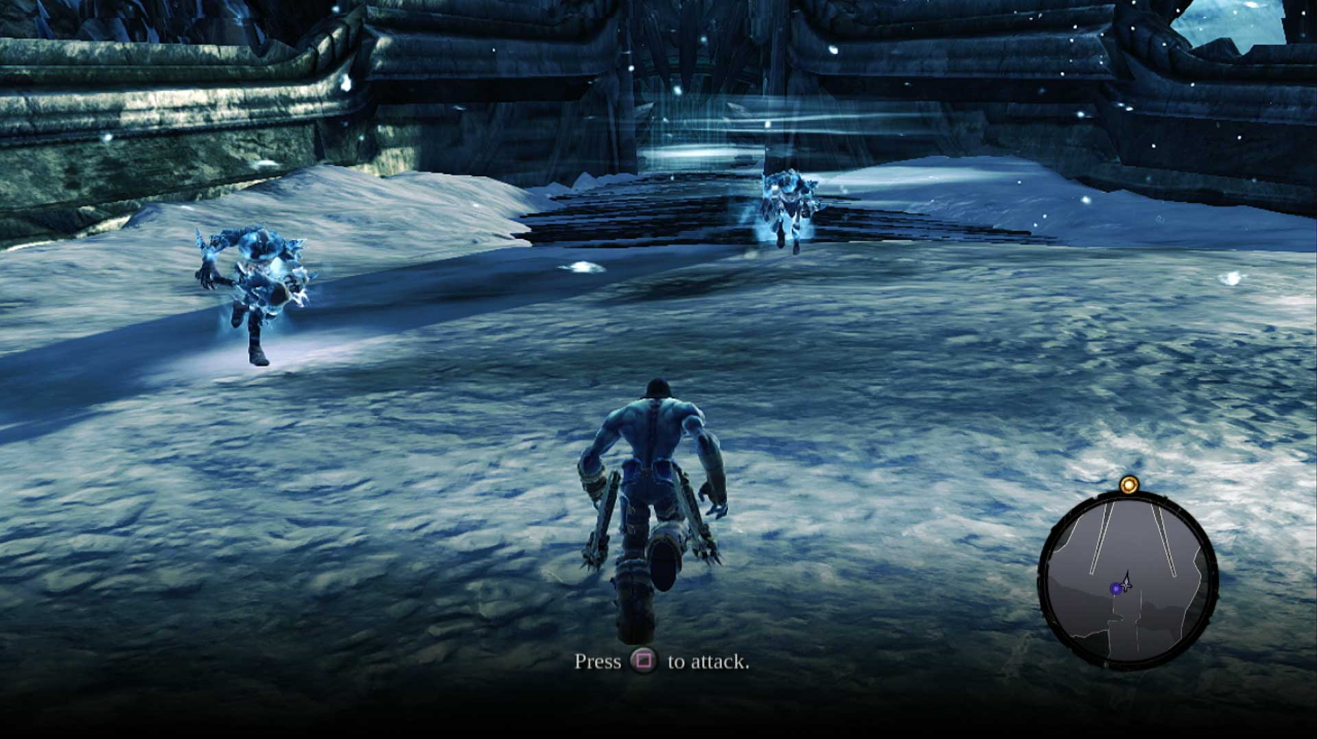 Darksiders II PS3 enemies running towards